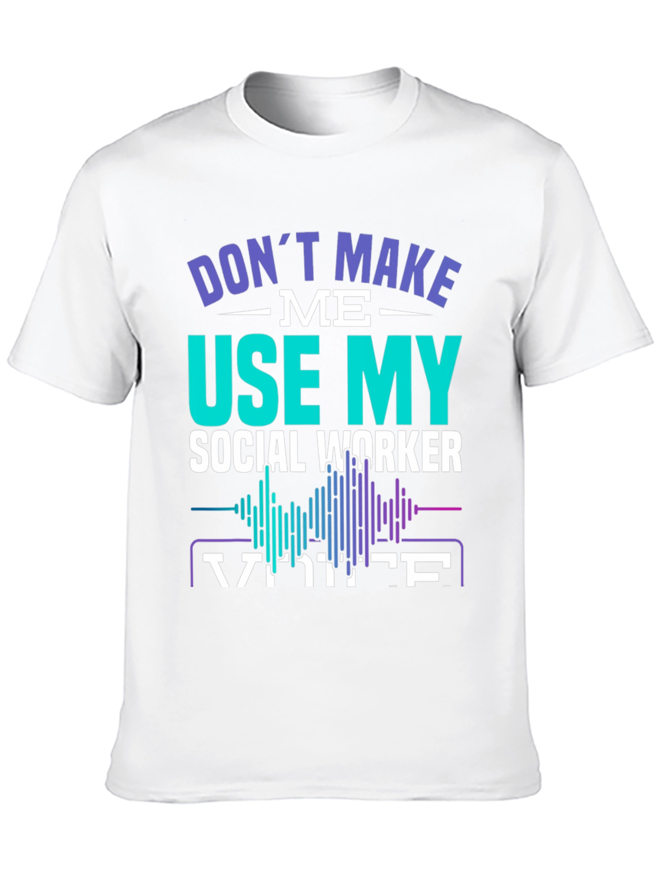 Black Social Worker Voice T-Shirt view 10