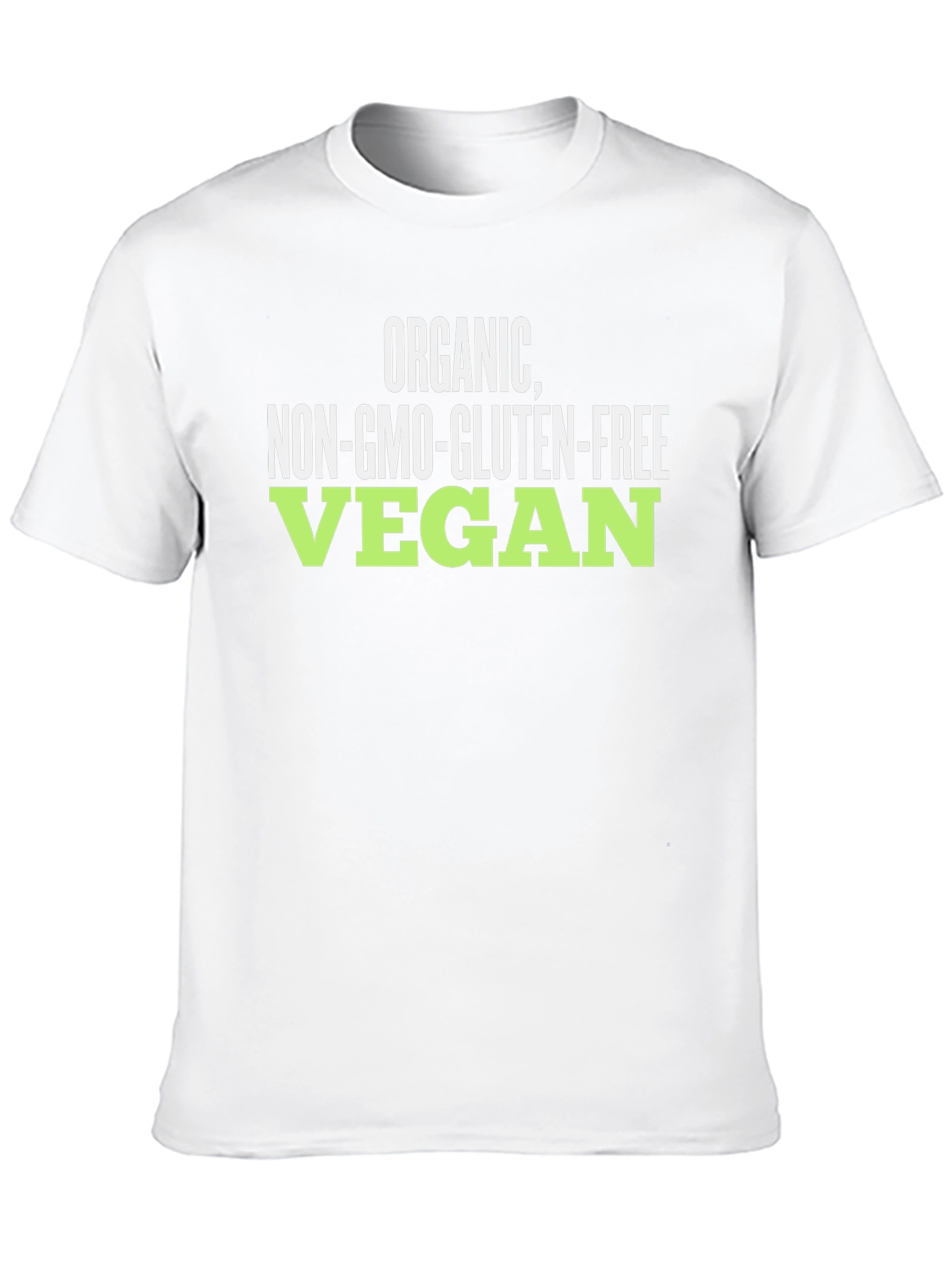 Black Organic Vegan T-Shirt - Non-GMO, Gluten-Free view 10