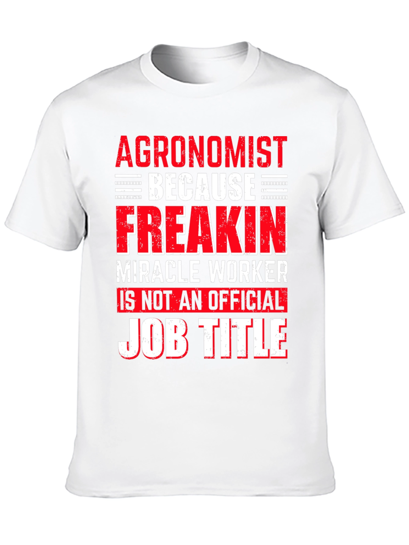 Black Agronomist T-Shirt Funny Job Title Graphic Tee view 10