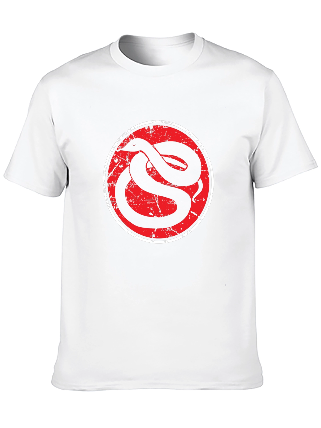 Black Snake Emblem Black Graphic Tee view 10