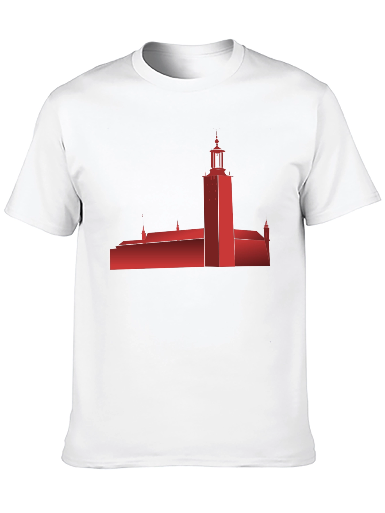 Stockholm City Hall Silhouette T-Shirt - 10