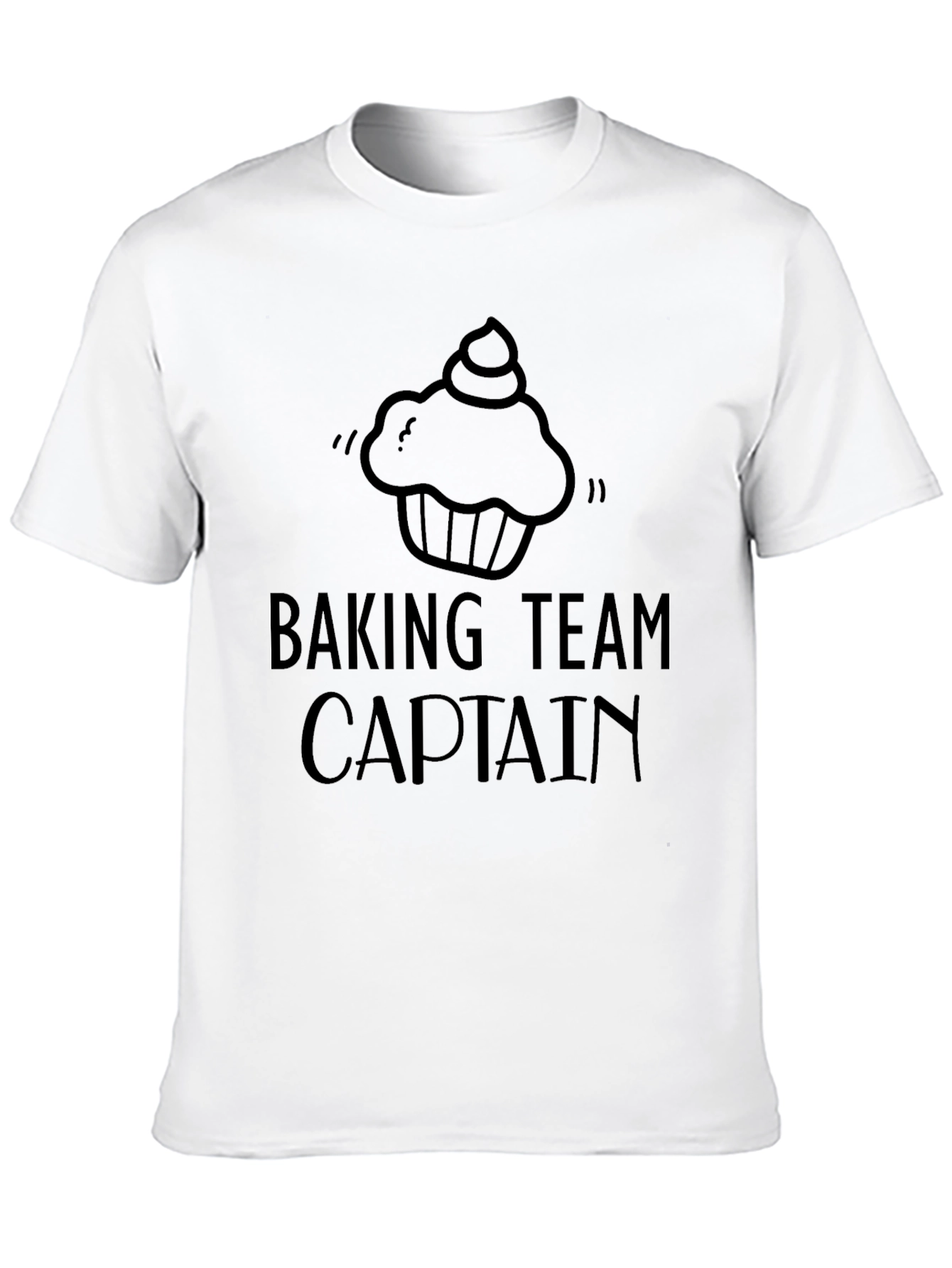 Black Baking Team Captain T-Shirt view 10