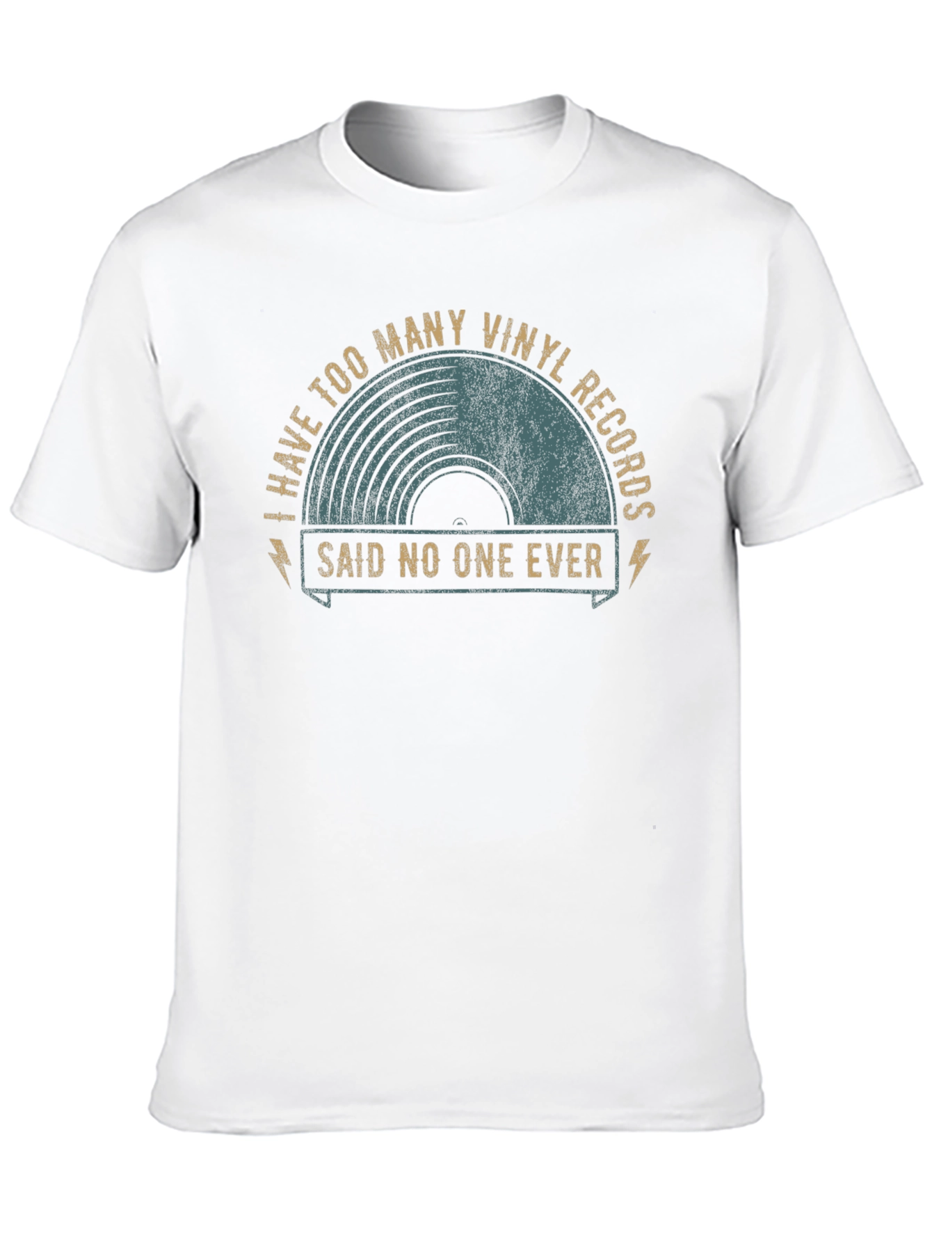 Black Vinyl Records T-Shirt: Said No One Ever! view 10