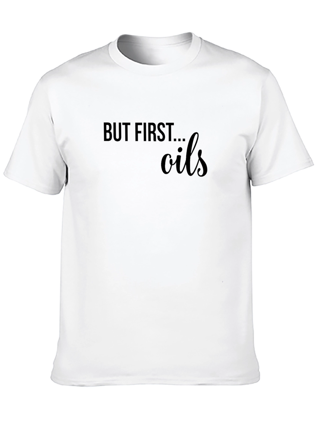 Black But First Oils Black T-Shirt - Essential Oil Lover's Tee view 10