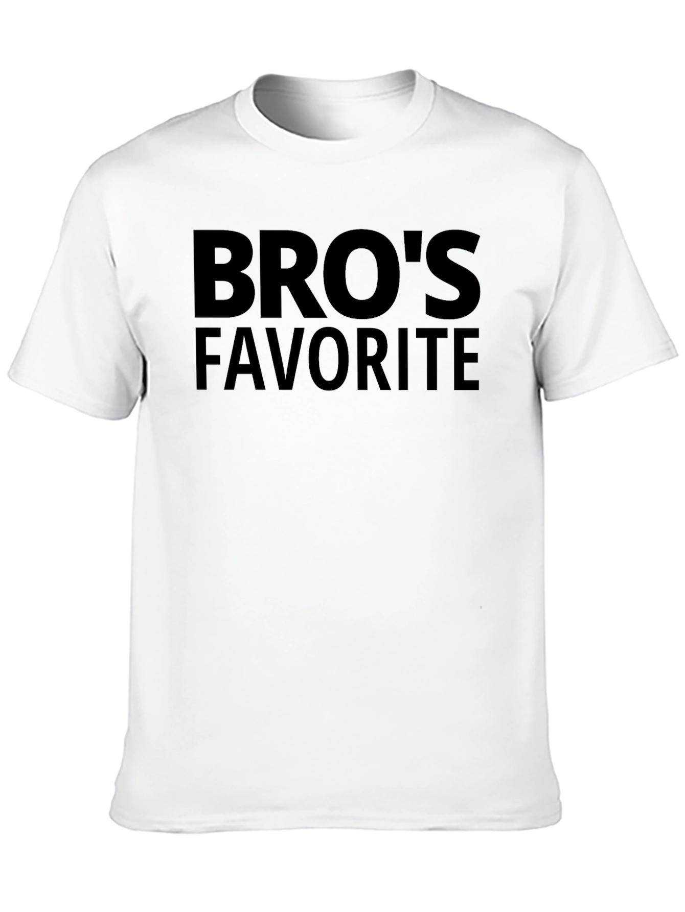 Black Bro's Favorite T-Shirt - Black Graphic Tee view 10