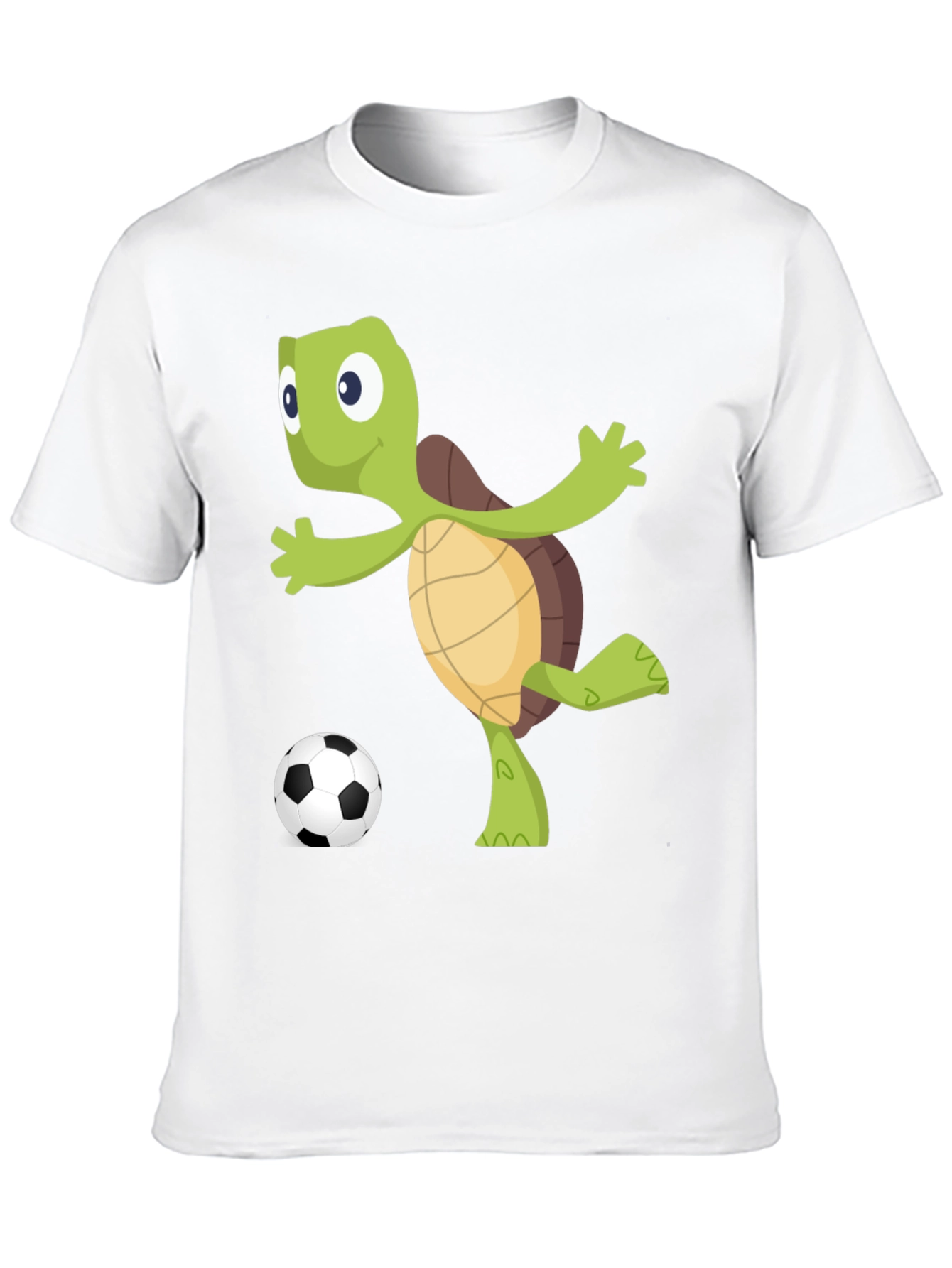 Black Turtle Soccer Fan T-Shirt view 10
