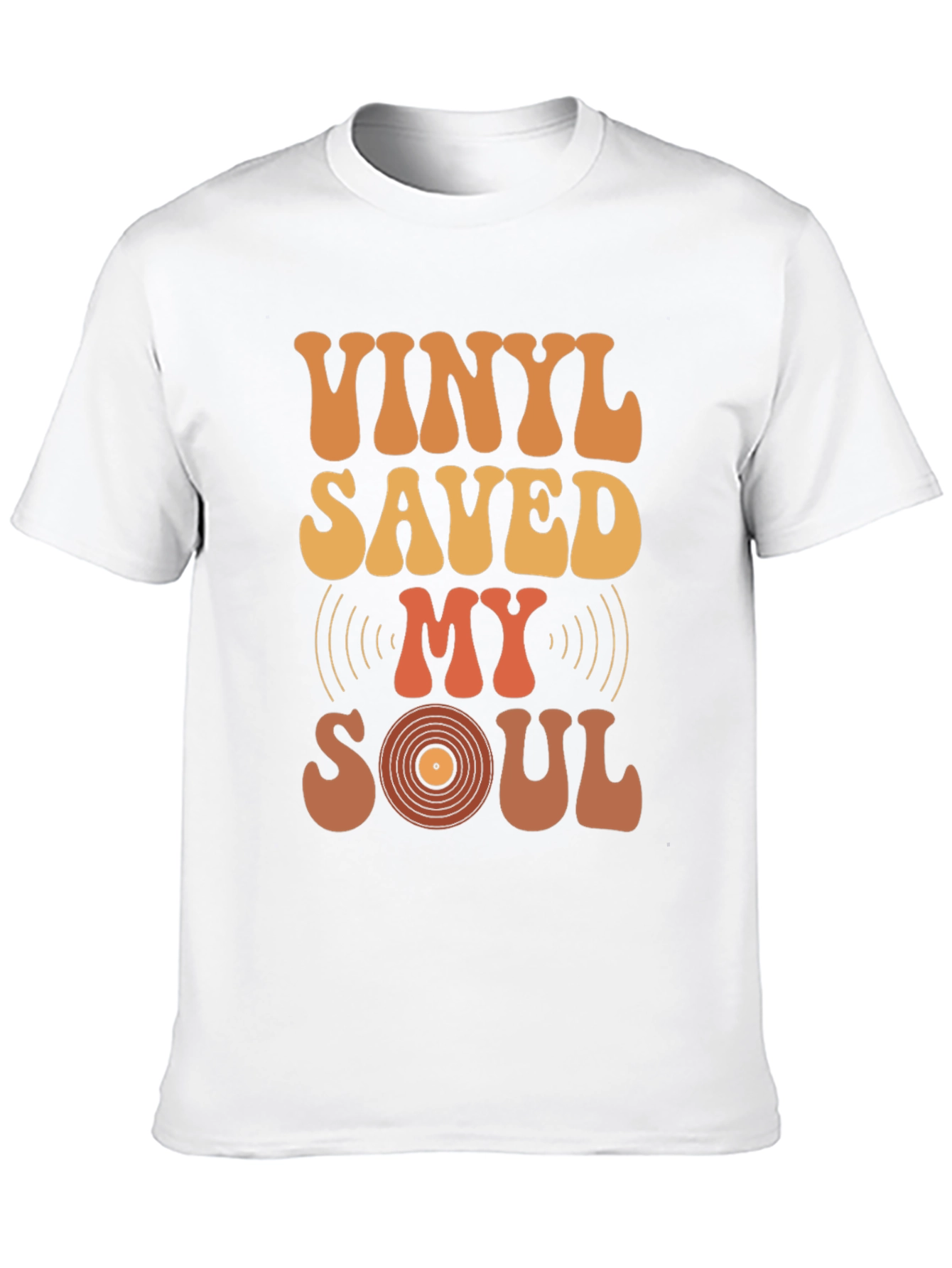 Black Vinyl Saved My Soul Graphic Tee view 10