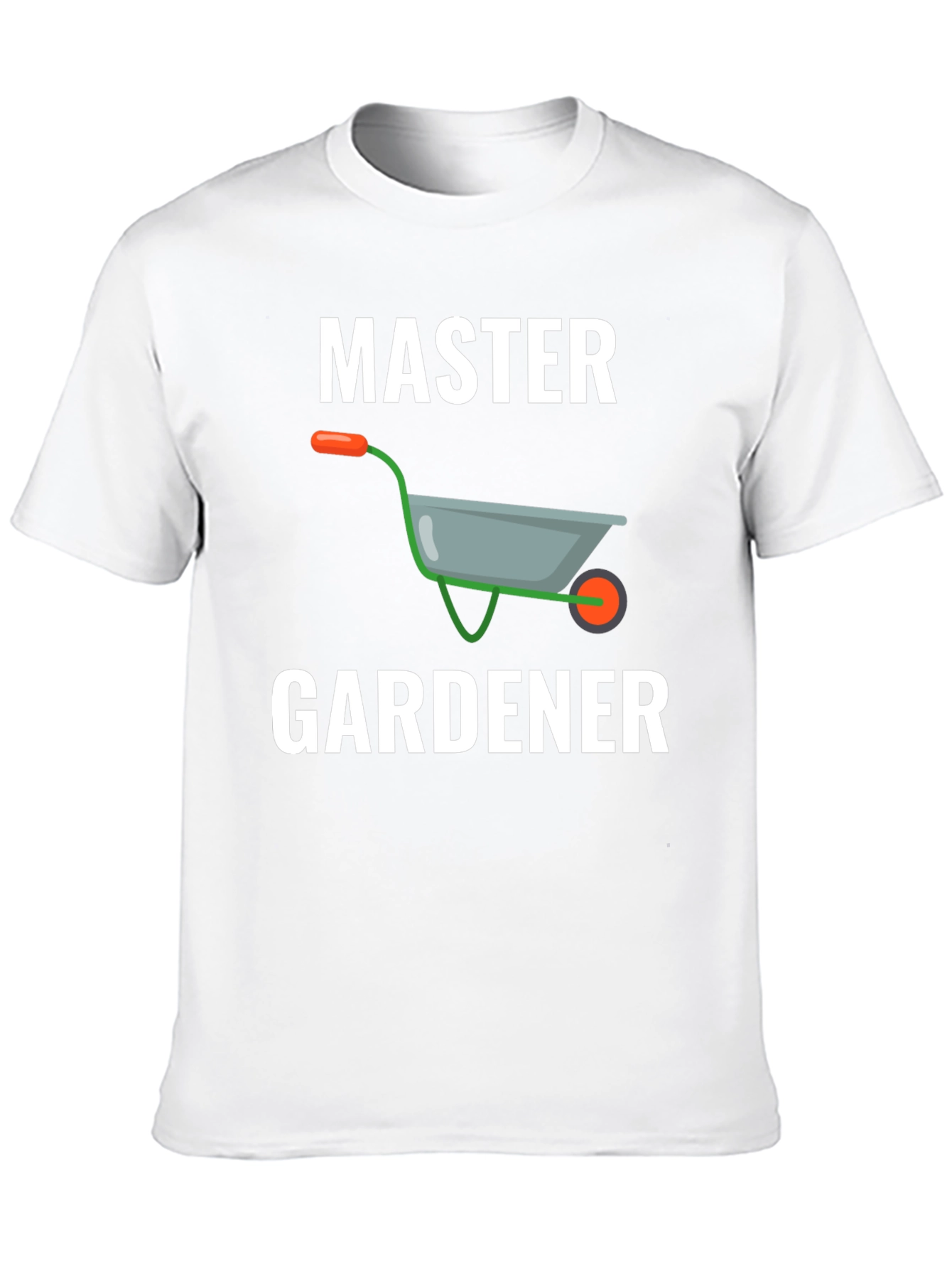 Black Master Gardener Graphic Tee - Wheelbarrow Design view 10