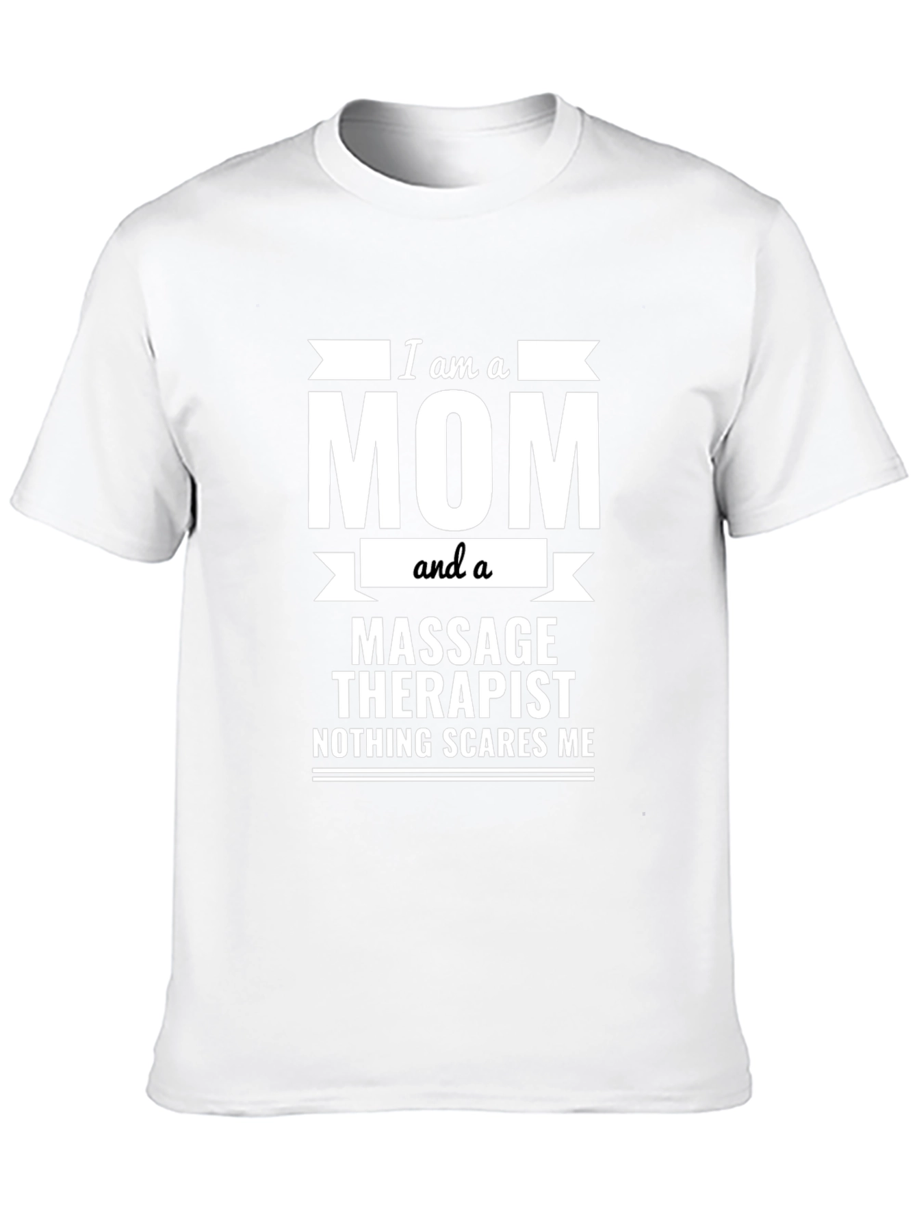Black Mom & Massage Therapist Graphic Tee view 10