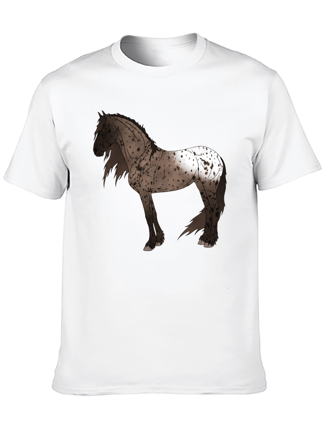 Black Horse Graphic Tee - Stylish Men's Black T-Shirt view 10