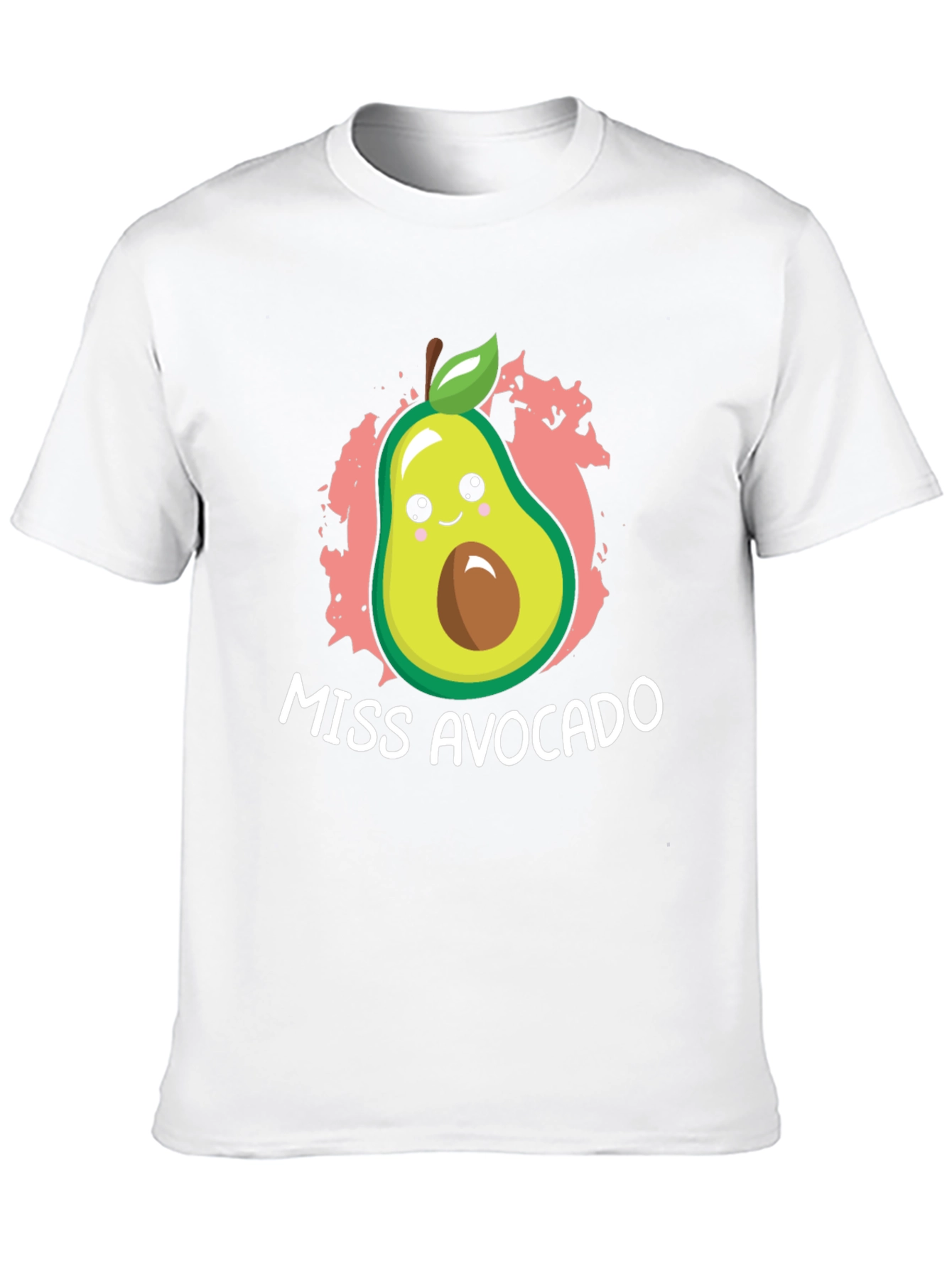 Black Miss Avocado Graphic Tee - Fun & Unique Black T-Shirt view 10