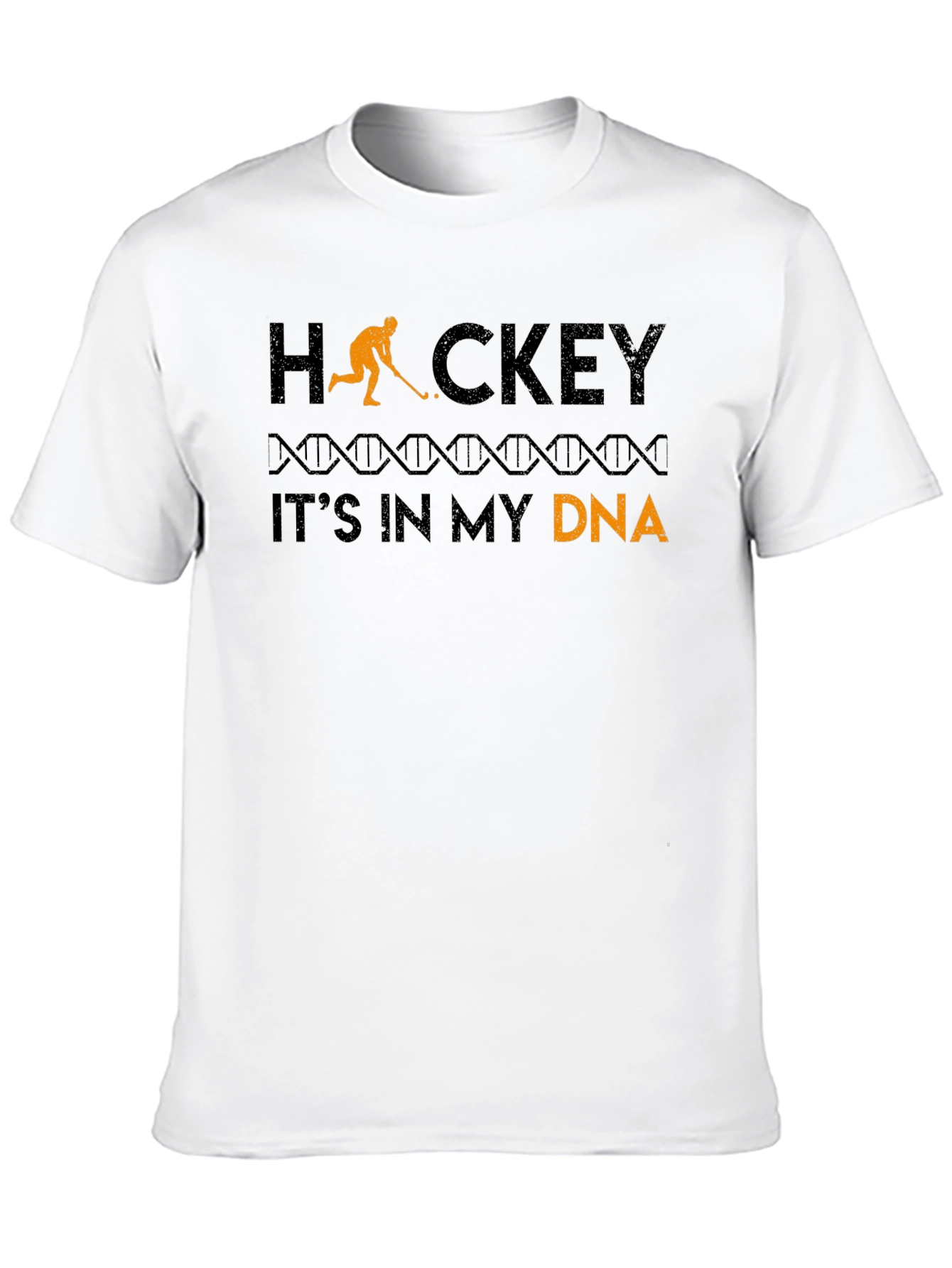 Black Hockey DNA Graphic T-Shirt view 10