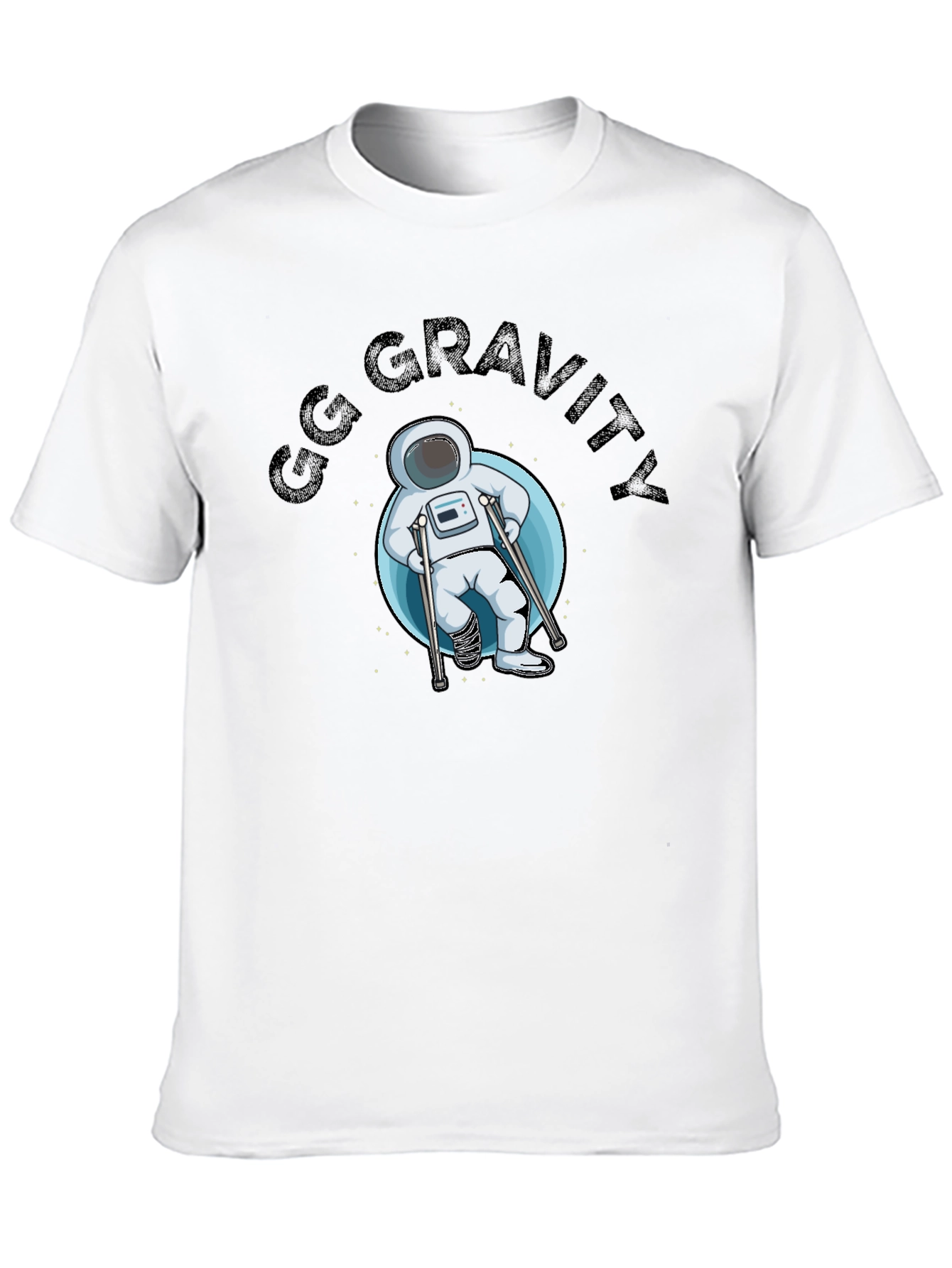 Black GG Gravity Astronaut T-Shirt view 10
