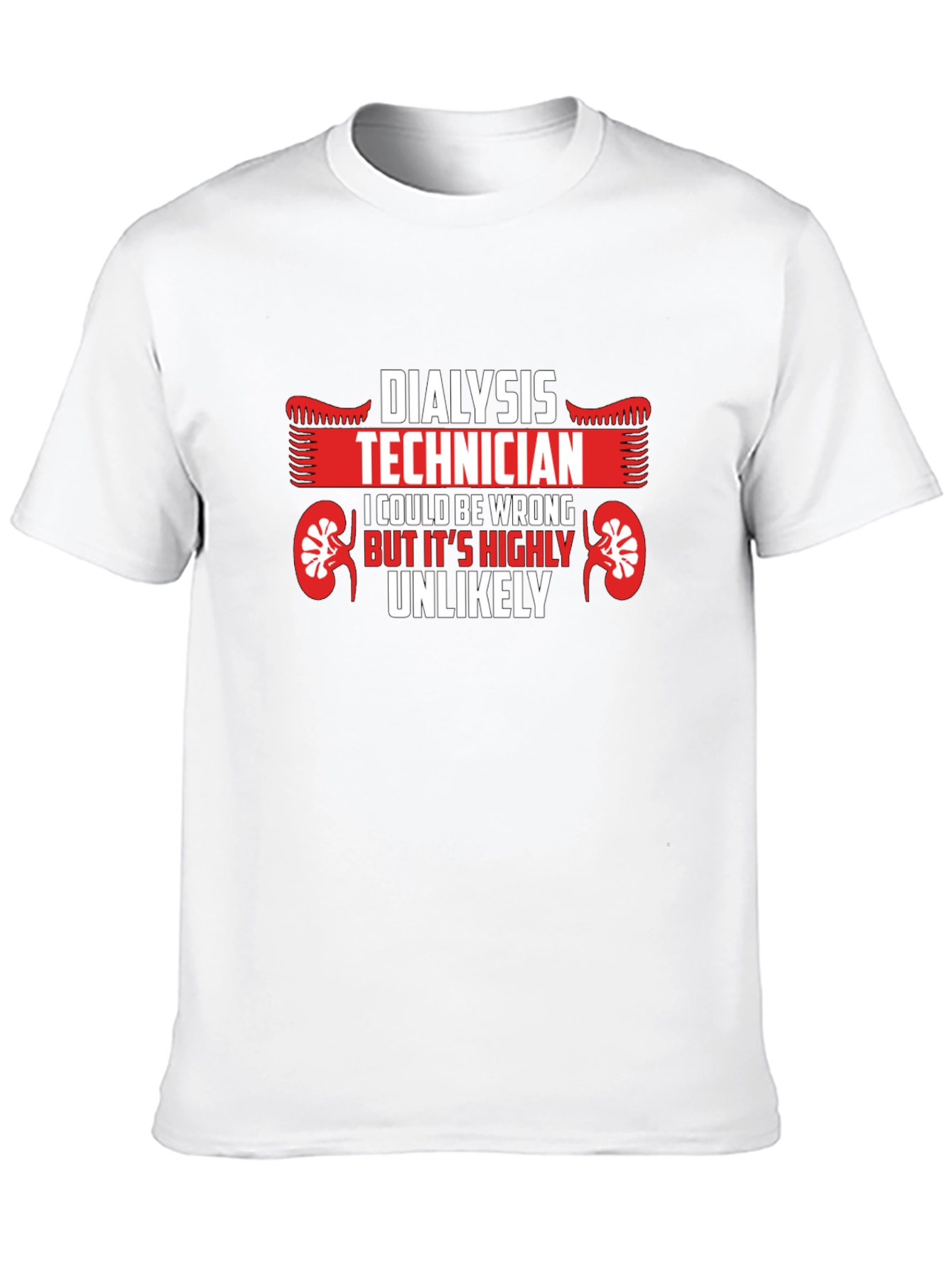 Black Dialysis Technician T-Shirt: Funny & Unique Gift view 10