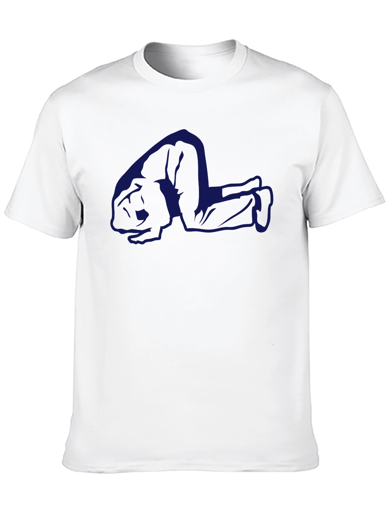 Black Praying Figure Graphic Tee view 10