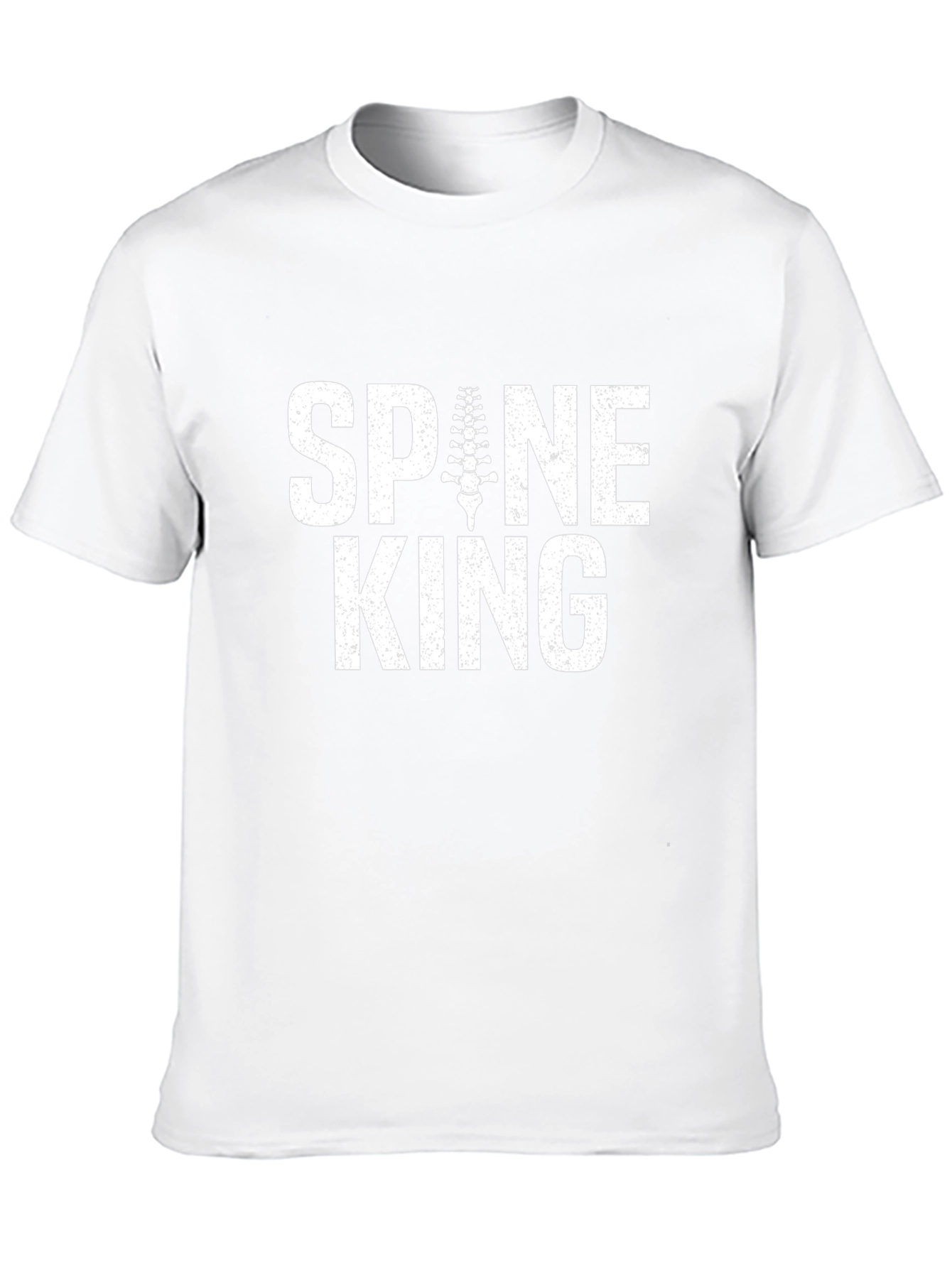 Black Spine King Graphic Tee - Chiropractic Humor Shirt view 10