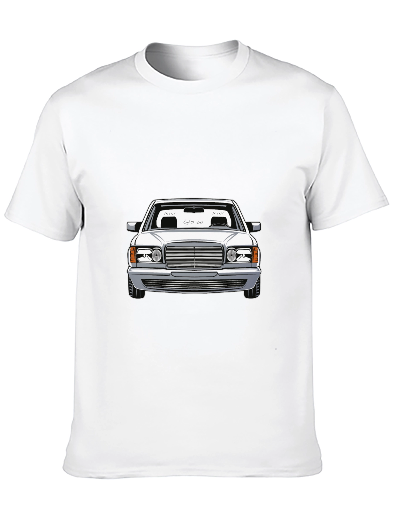 Black Classic Car Graphic Tee - Black Cotton Blend view 10
