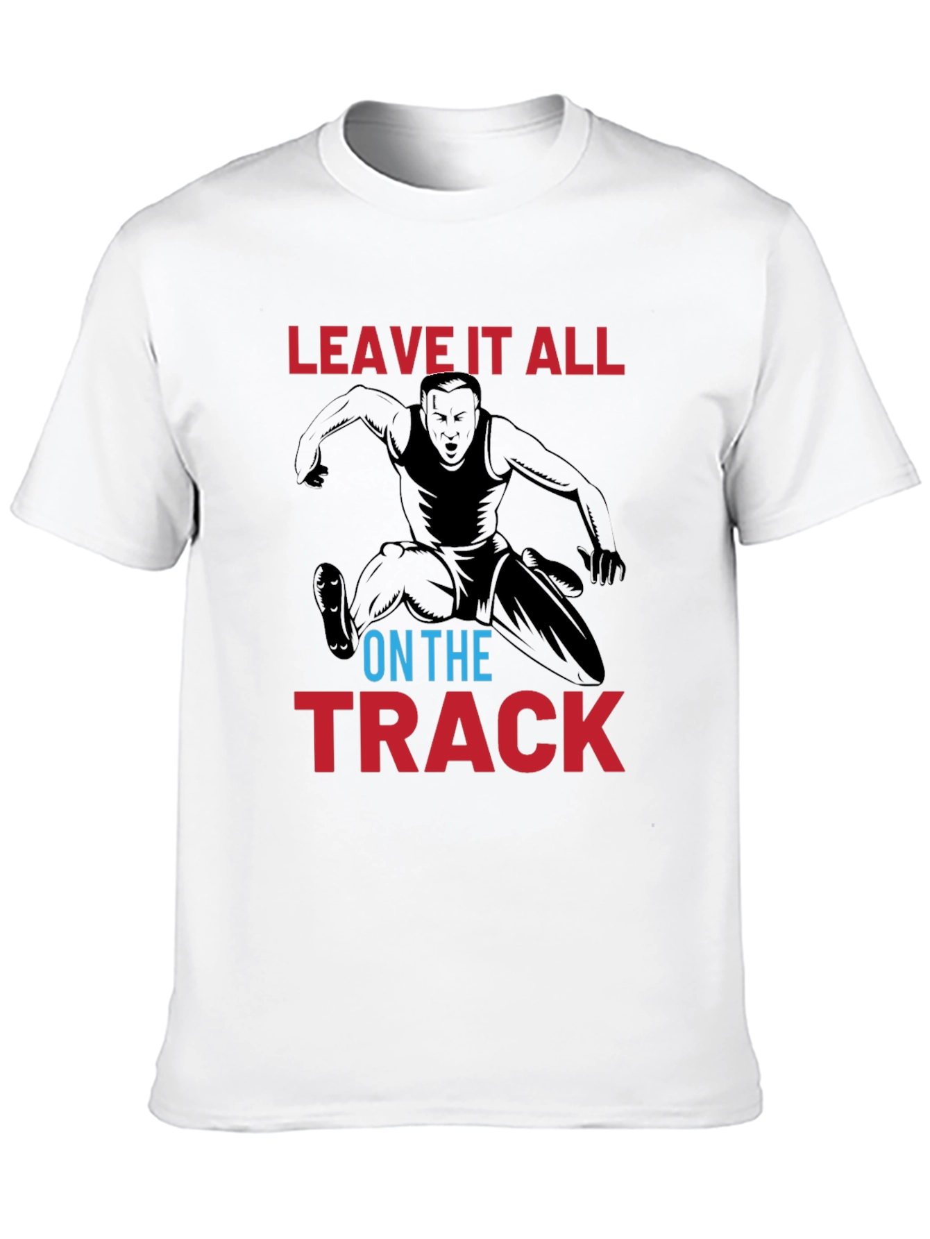 Leave it All on the Track Graphic Tee - 10