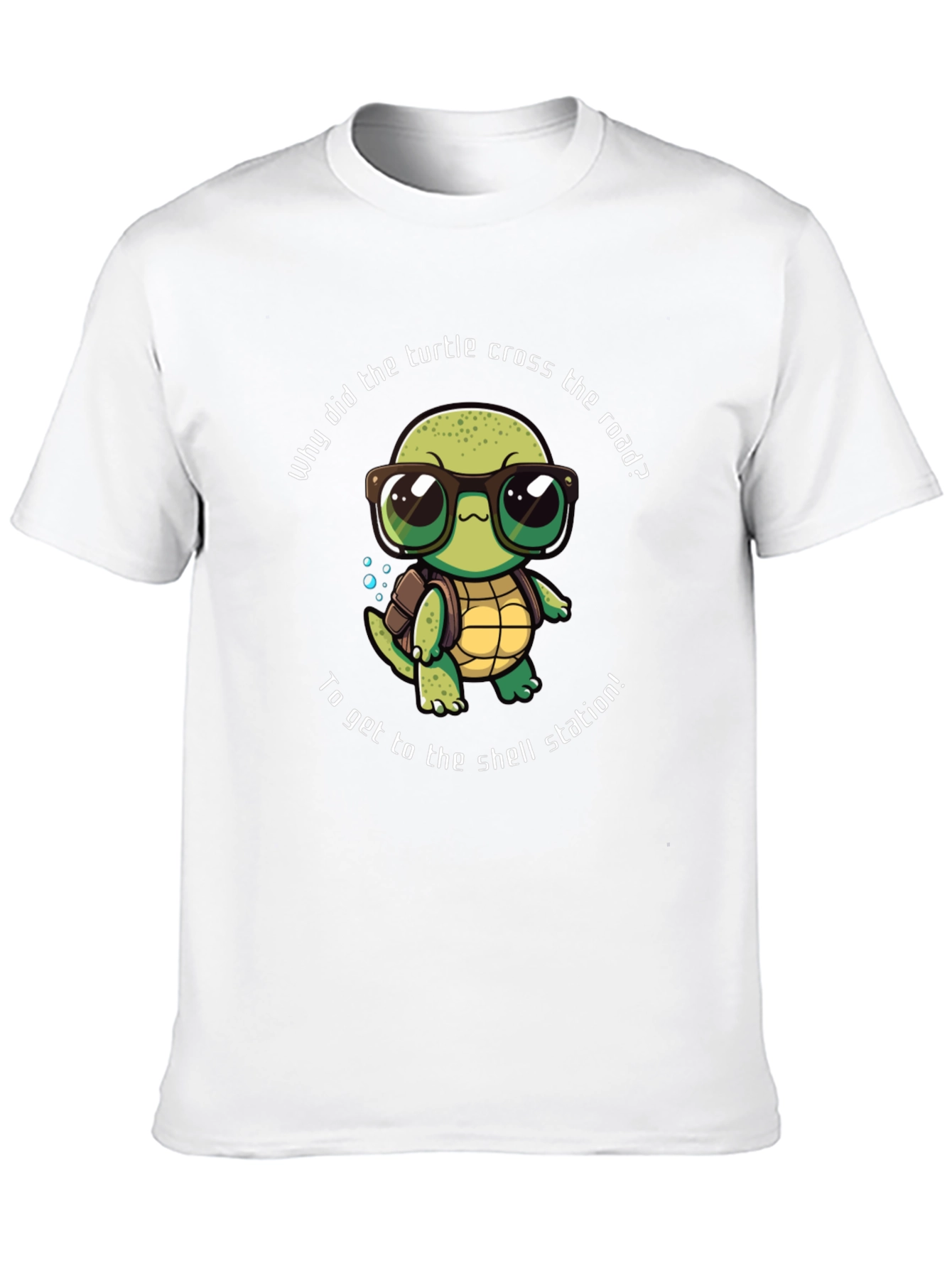 Black Turtle Shell Station Graphic T-Shirt view 10