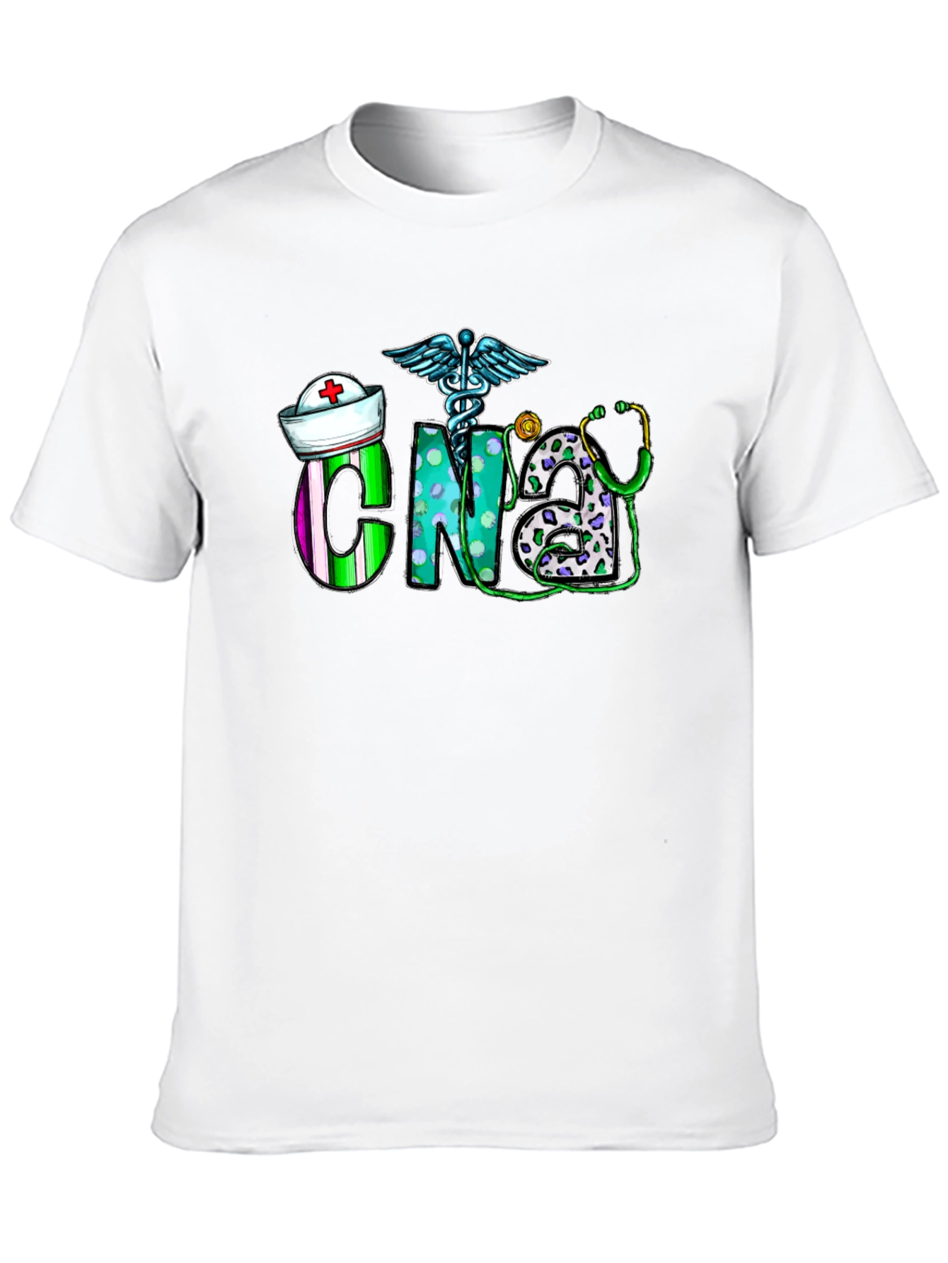 CNA Graphic T-Shirt - Certified Nursing Assistant - 10