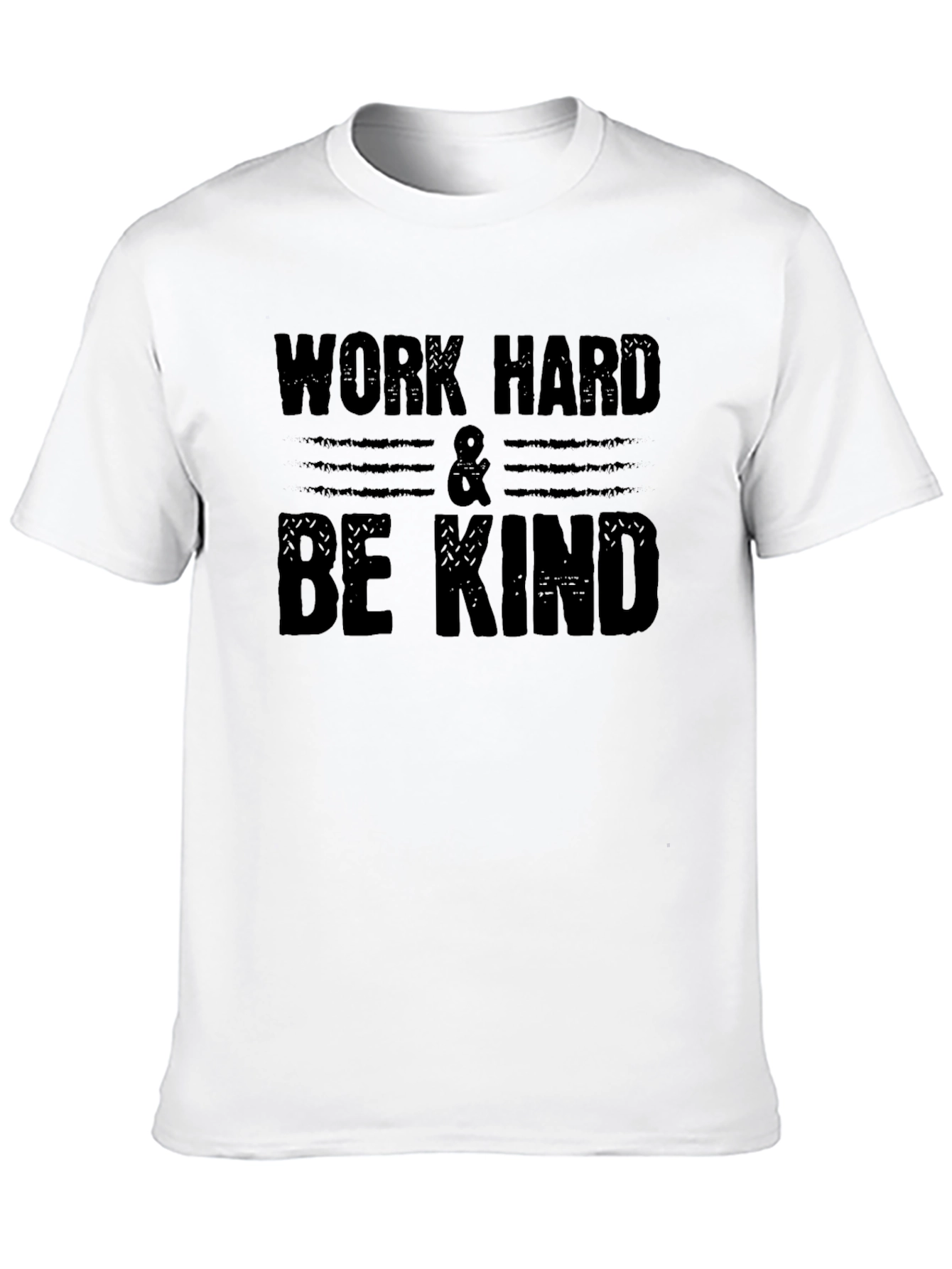 Black Work Hard & Be Kind Graphic T-Shirt view 10