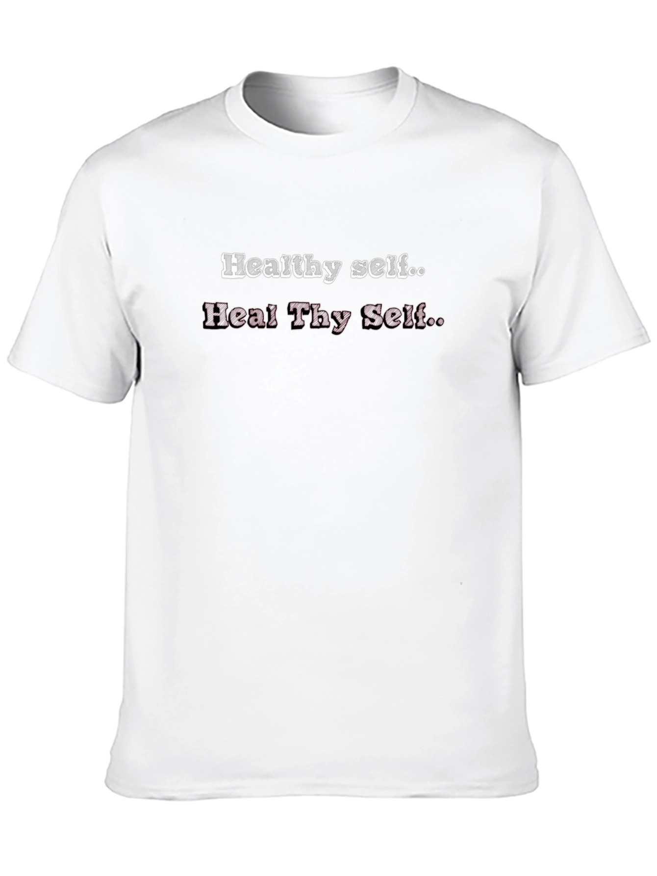 Black Healthy Self T-Shirt view 10