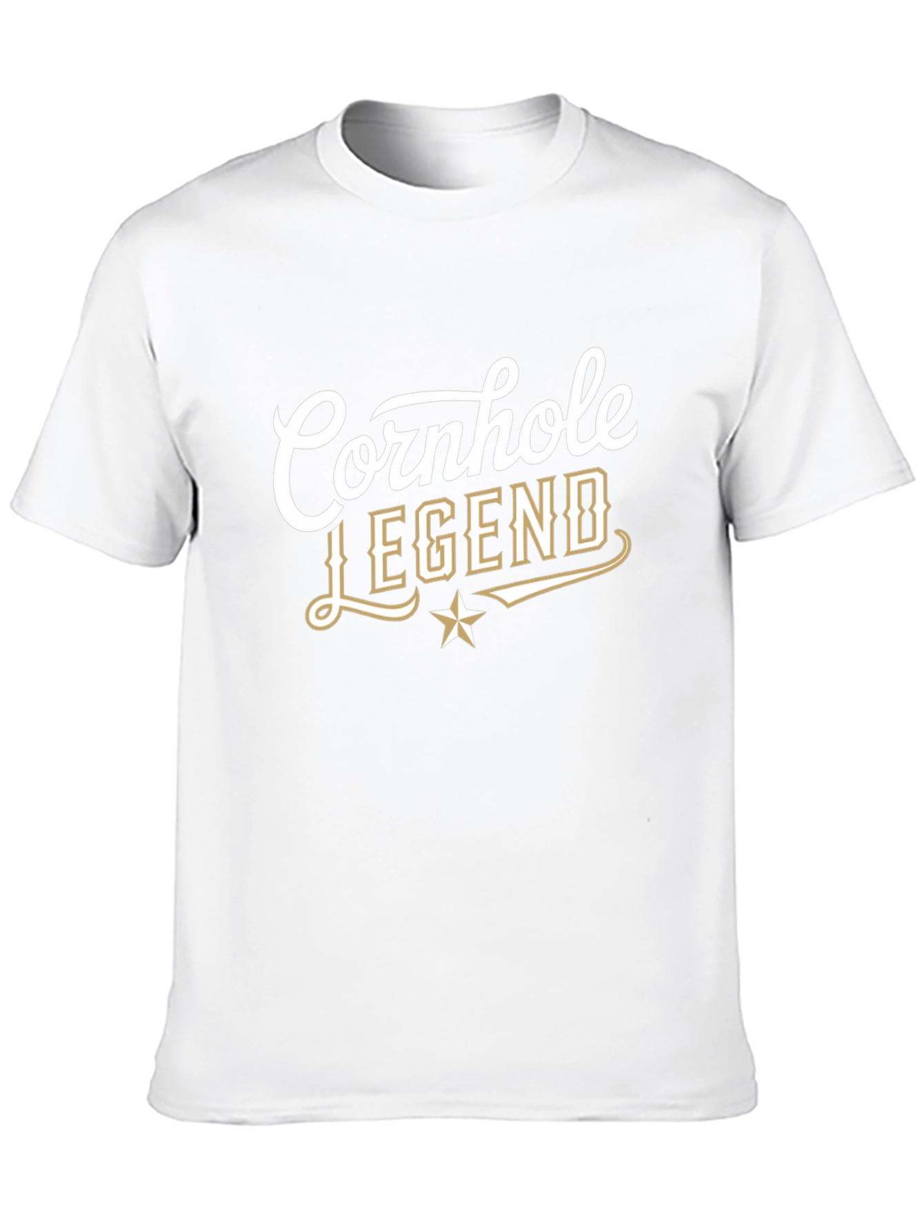 Black Cornhole Legend T-Shirt - Black, Casual Comfort view 10
