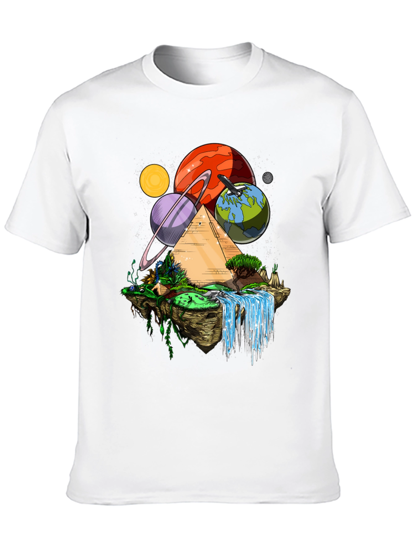 Cosmic Pyramid Black T-Shirt - 10