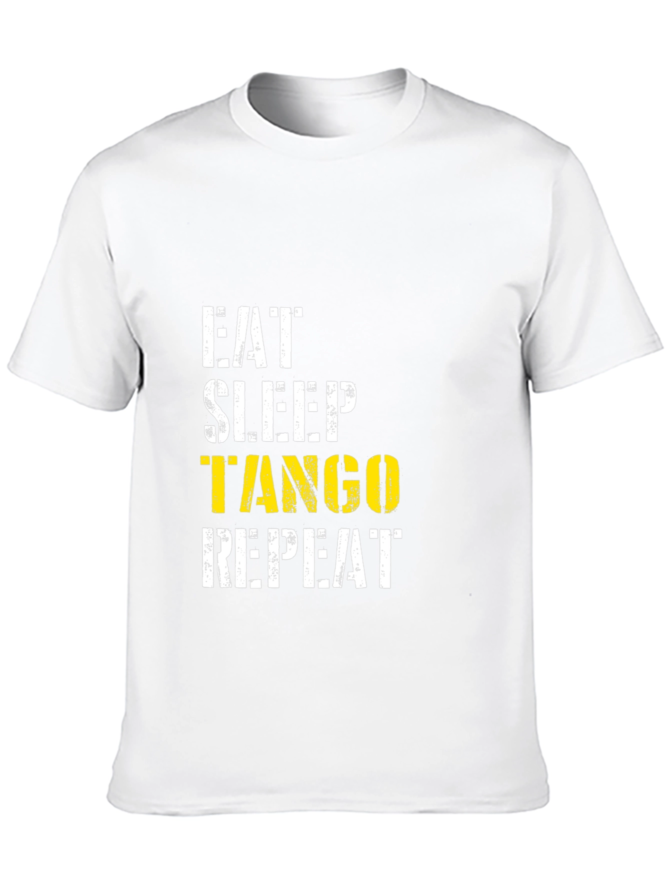 Black Eat Sleep Tango Repeat Black T-Shirt view 10