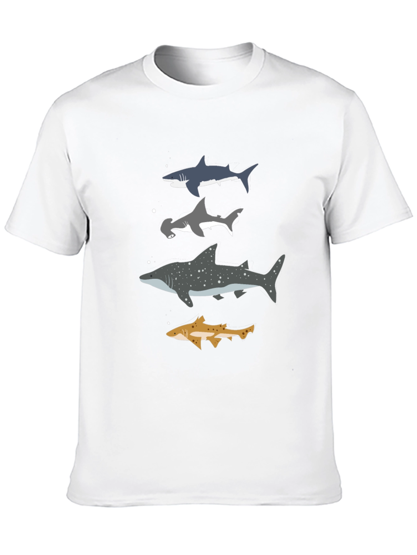 Black Shark Species T-Shirt - Marine Biology Tee view 10