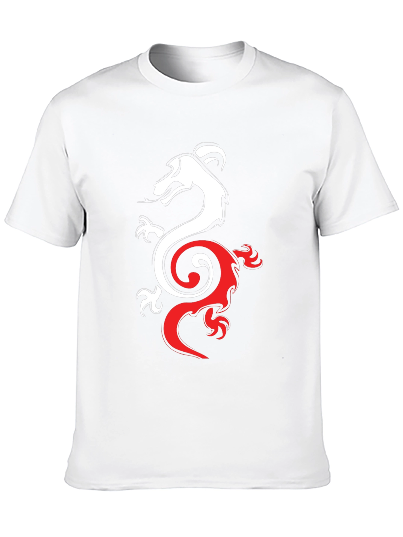 Black Dragon Yin Yang Graphic Tee - Black view 10