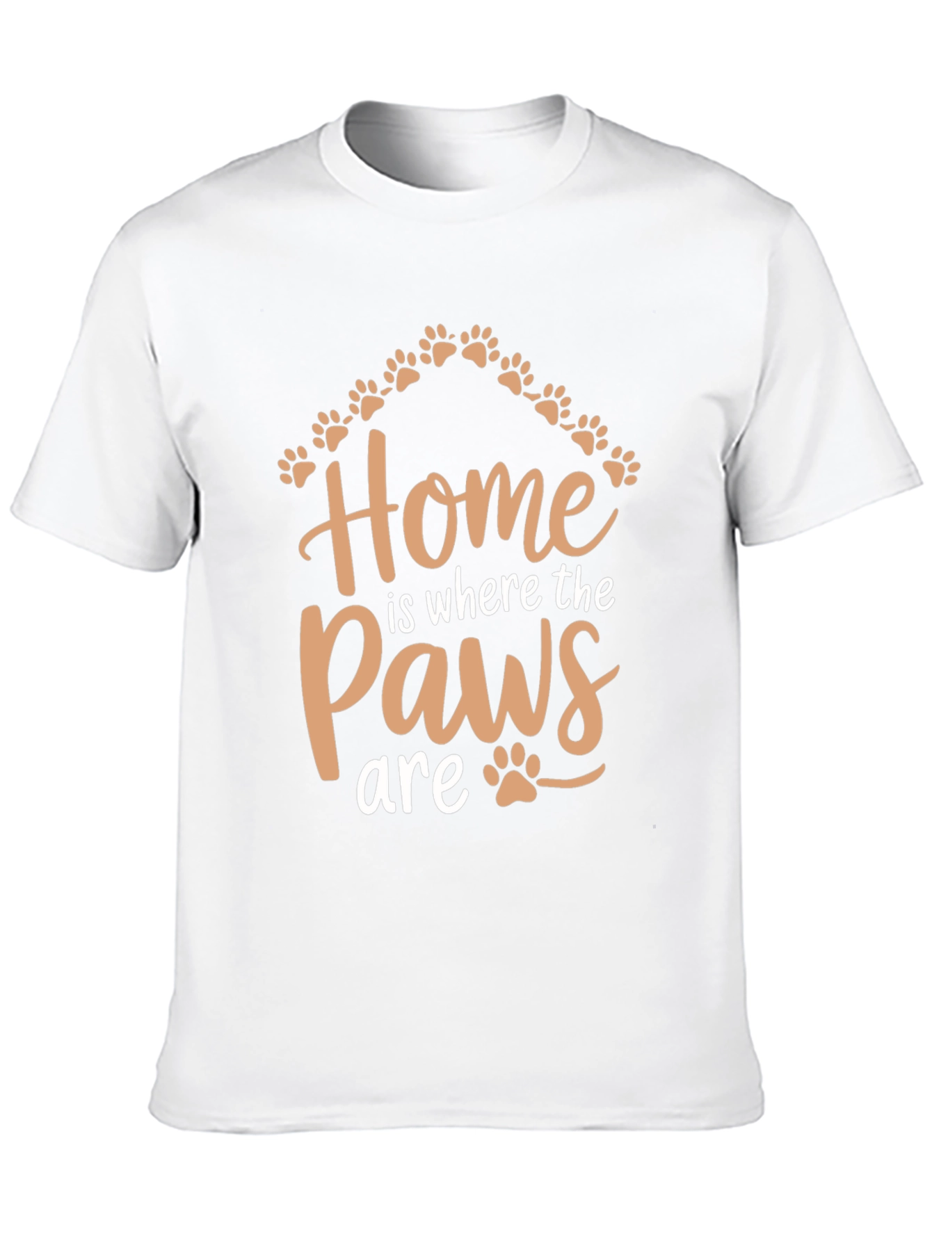 Black Home is Where the Paws Are - Graphic Tee view 10