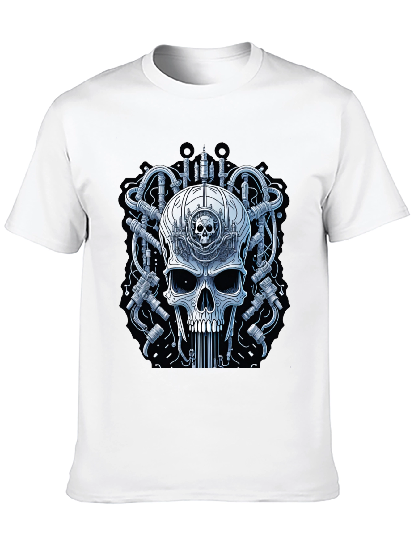 Skull Gear T-Shirt - Men's Graphic Tee - 10