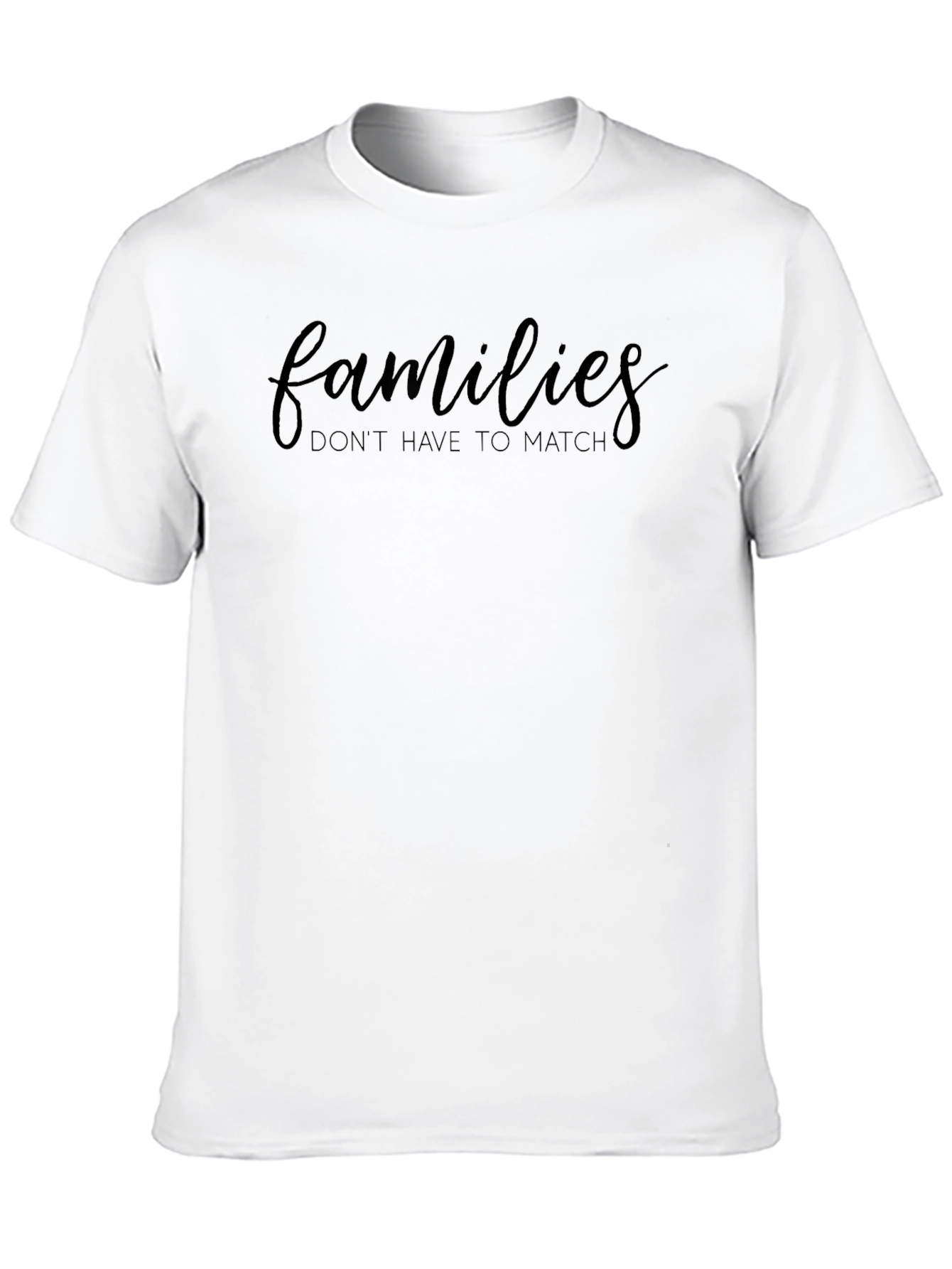 Black Families Don't Have to Match T-Shirt view 10