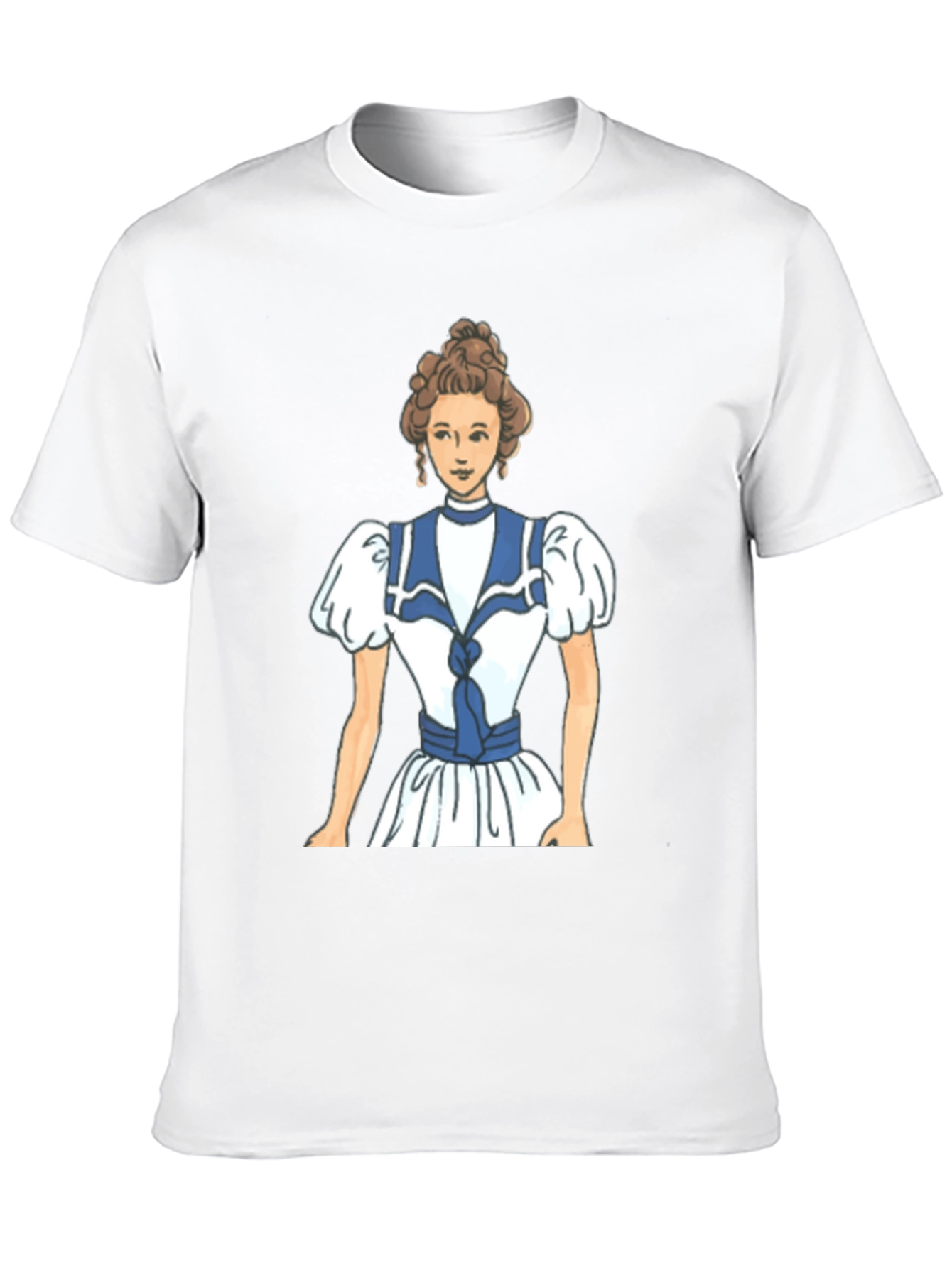 Black Vintage Lady Graphic T-Shirt - Retro Chic Tee view 10