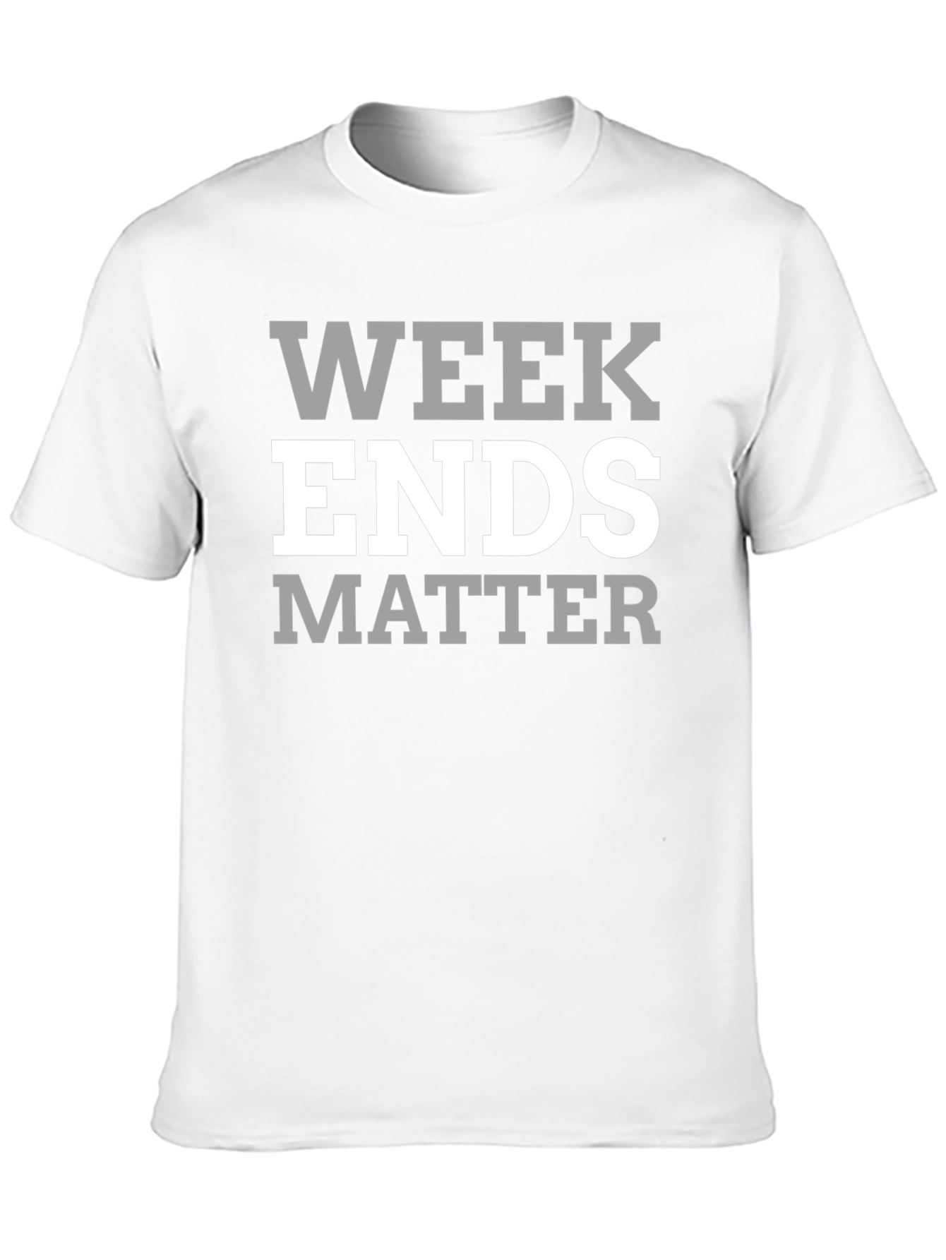 Black Weekends Matter Graphic Print Tee - Black view 10