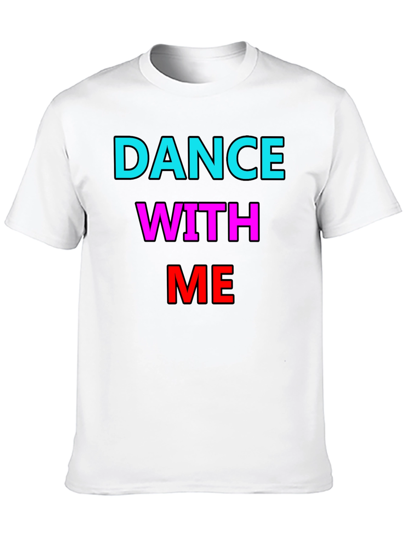 Black Dance With Me Graphic Tee - Bold Statement Shirt view 10