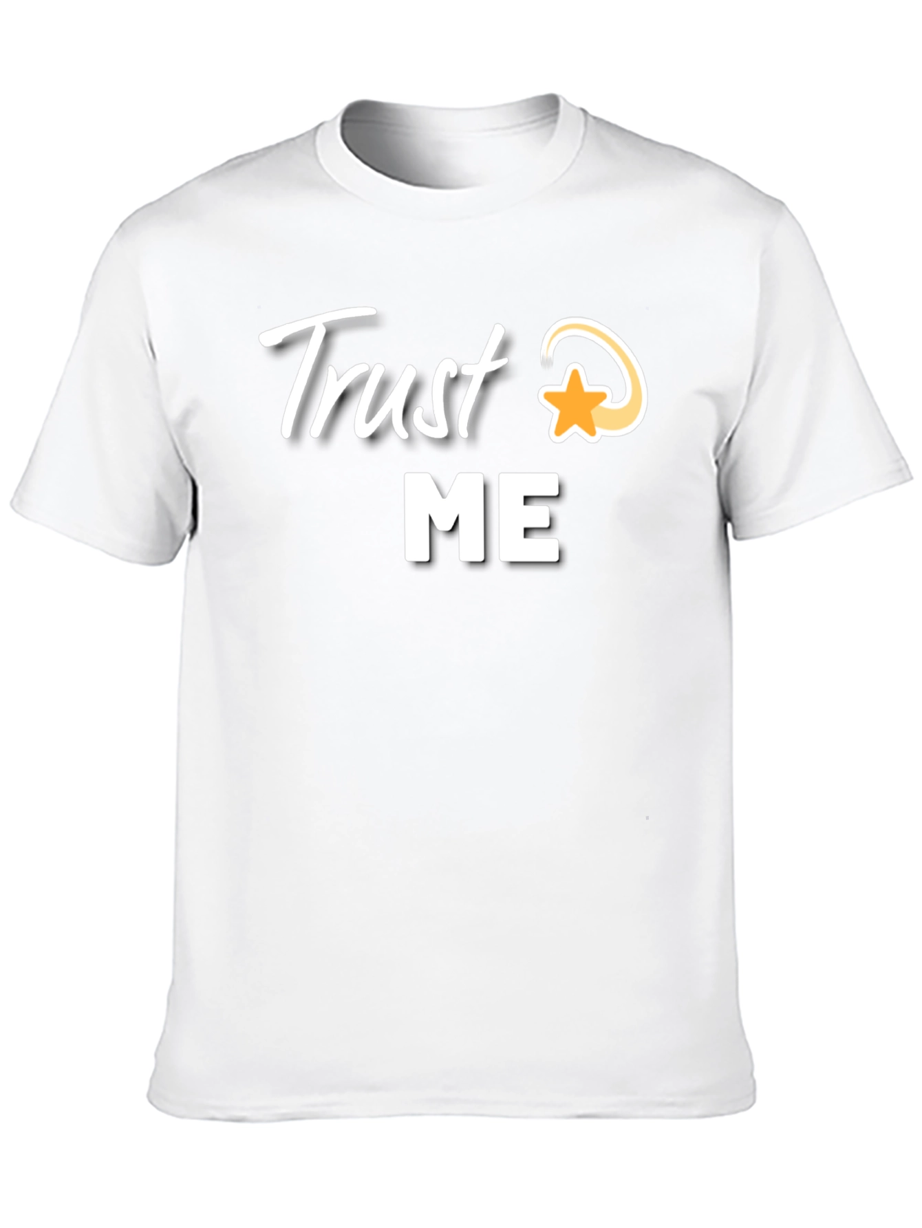 Black Trust Me Star Graphic Tee - Black view 10