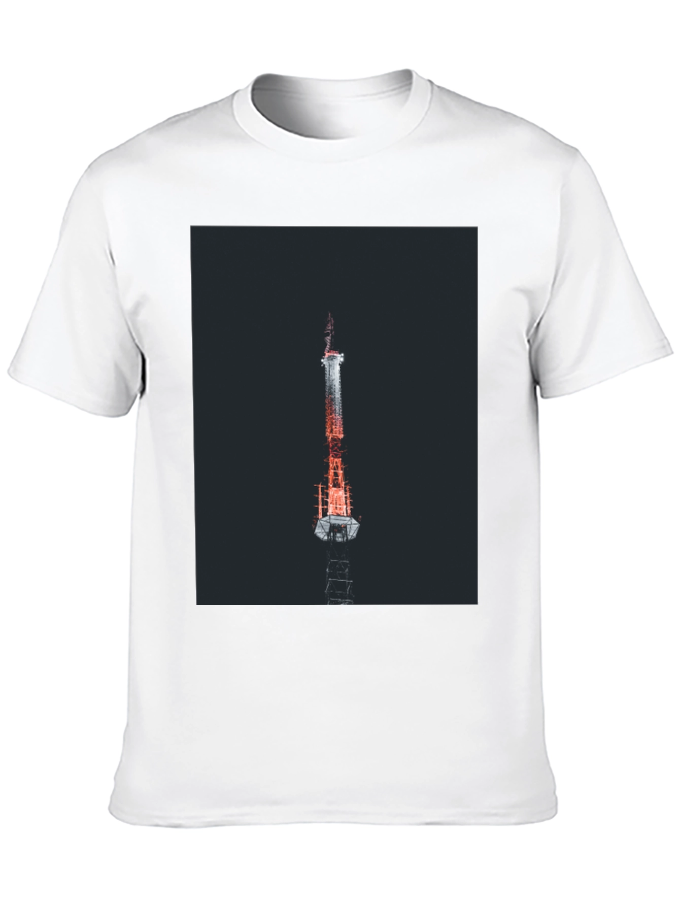 Black Tower Graphic Black T-Shirt view 10