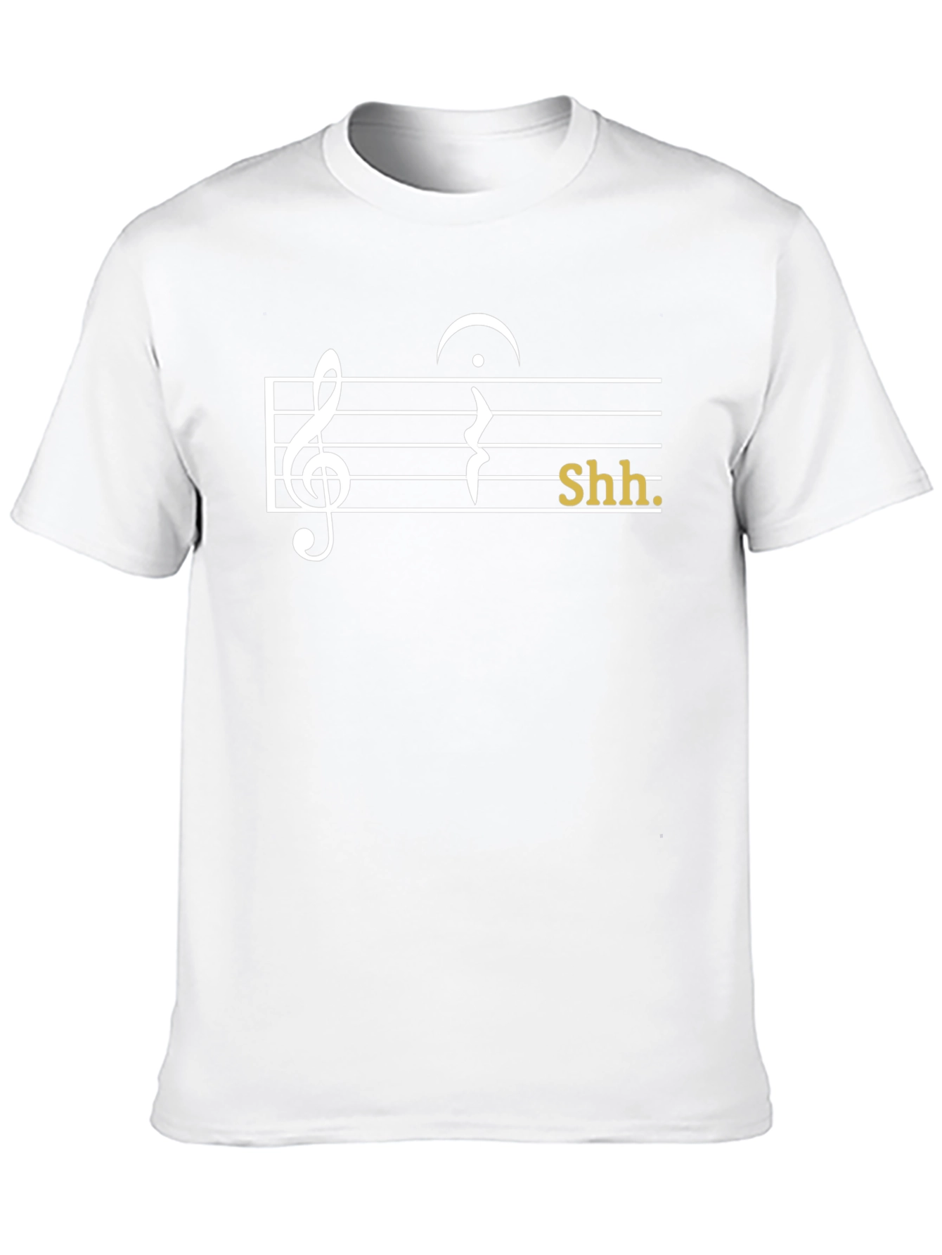 Black Musical Shhh T-Shirt view 10