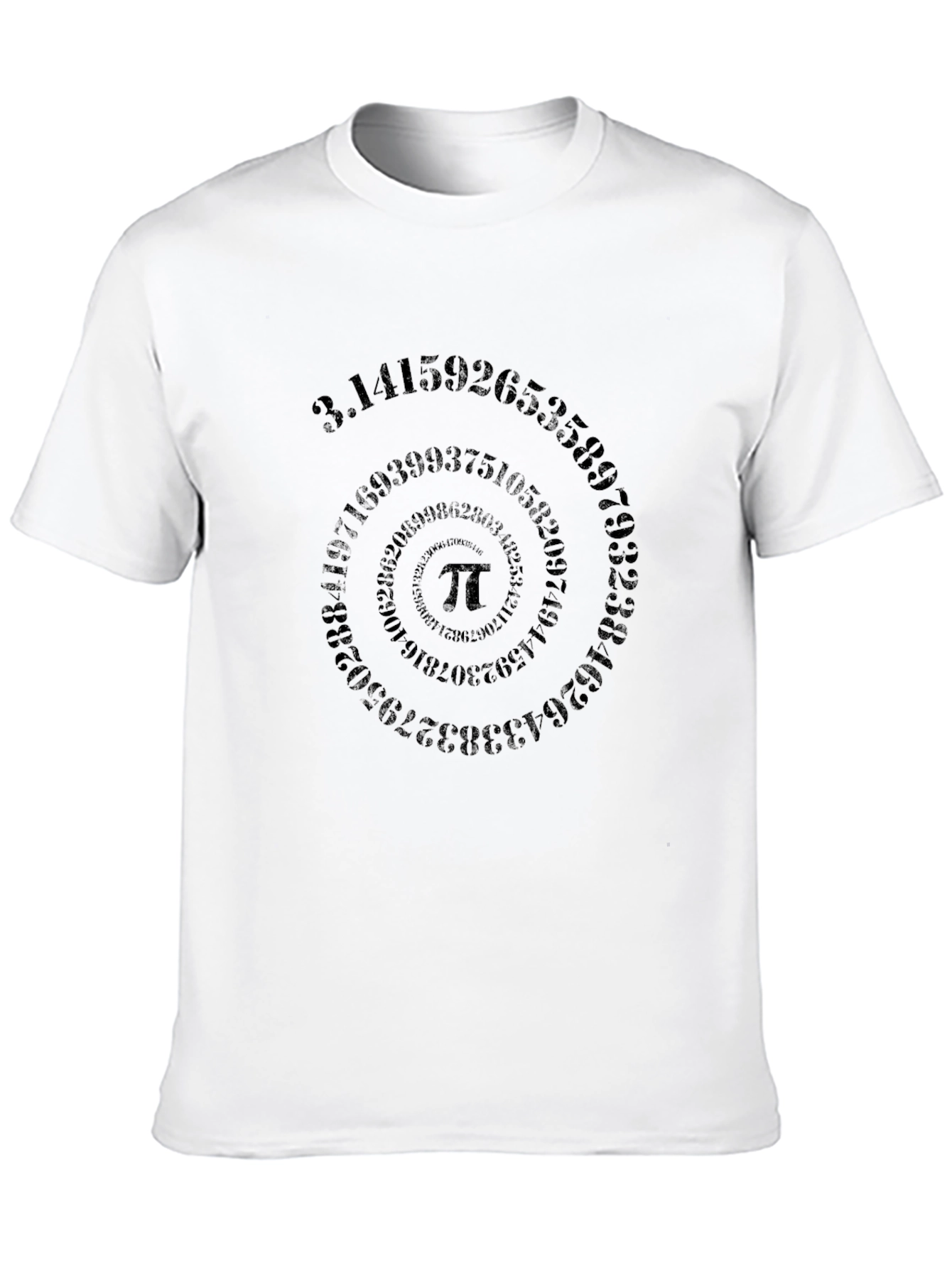 Black Math Pi Symbol T-Shirt view 10