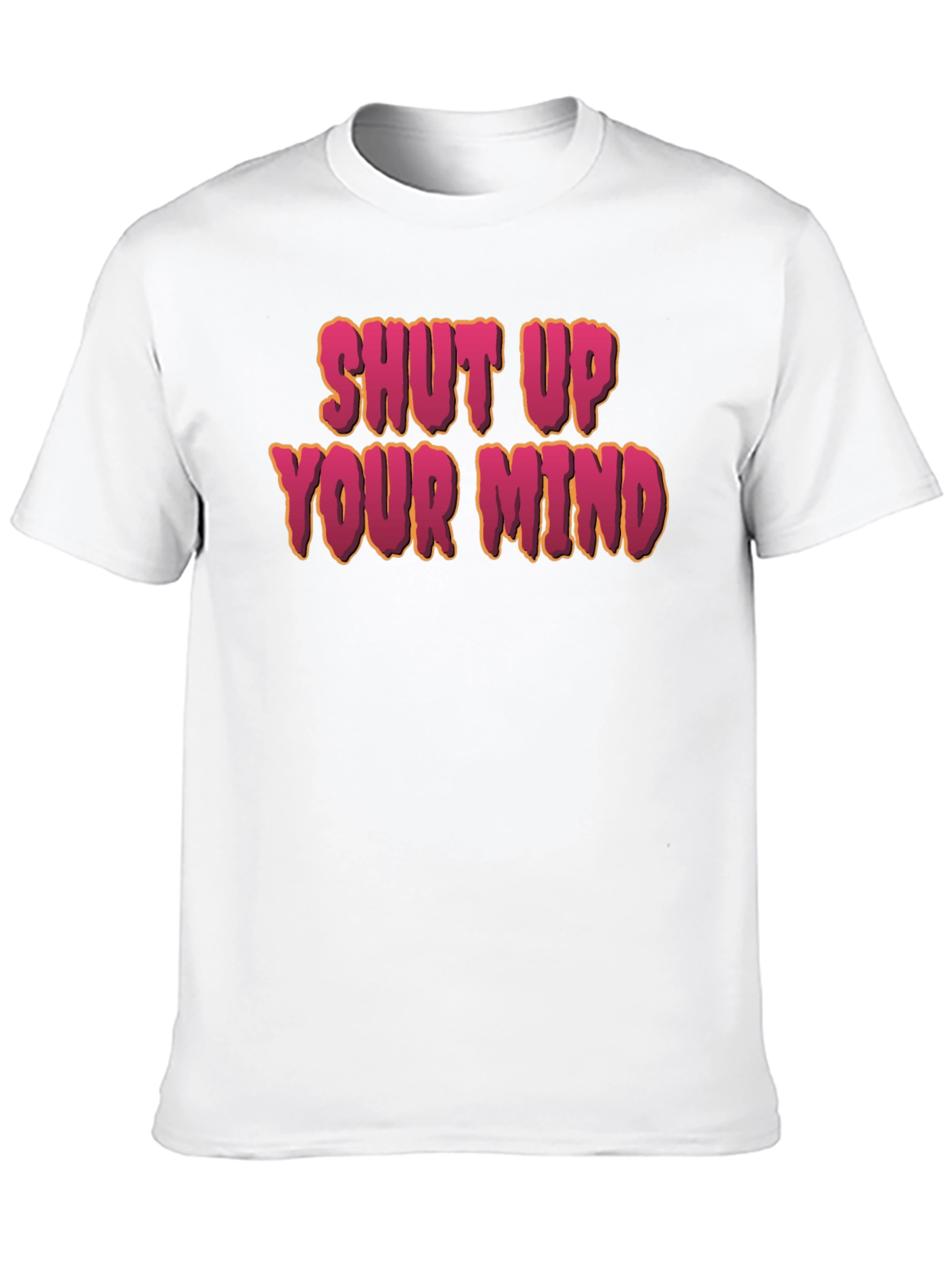Black Shut Up Your Mind Graphic Tee - Unisex view 10