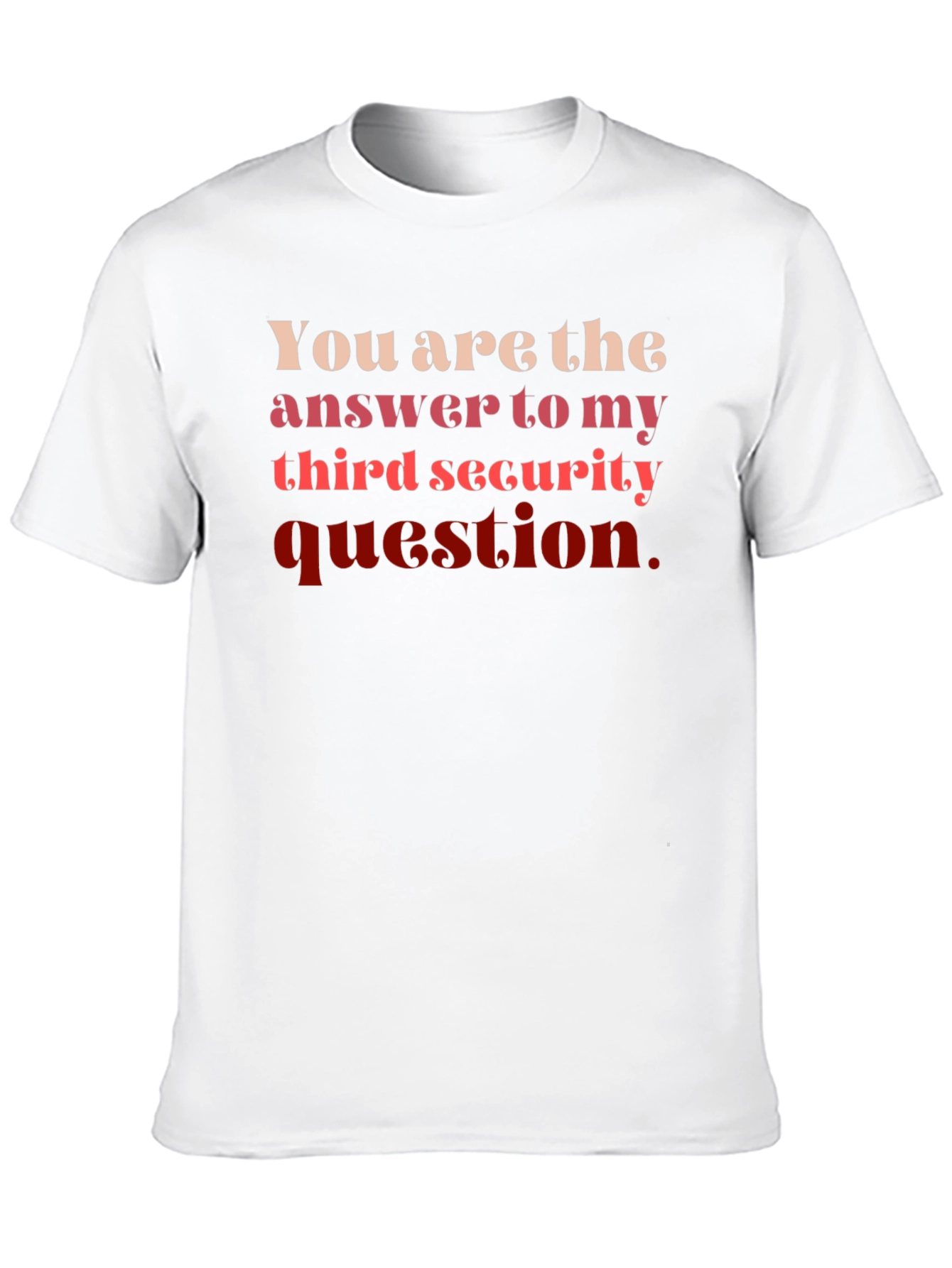 Black Funny Security Question T-Shirt view 10