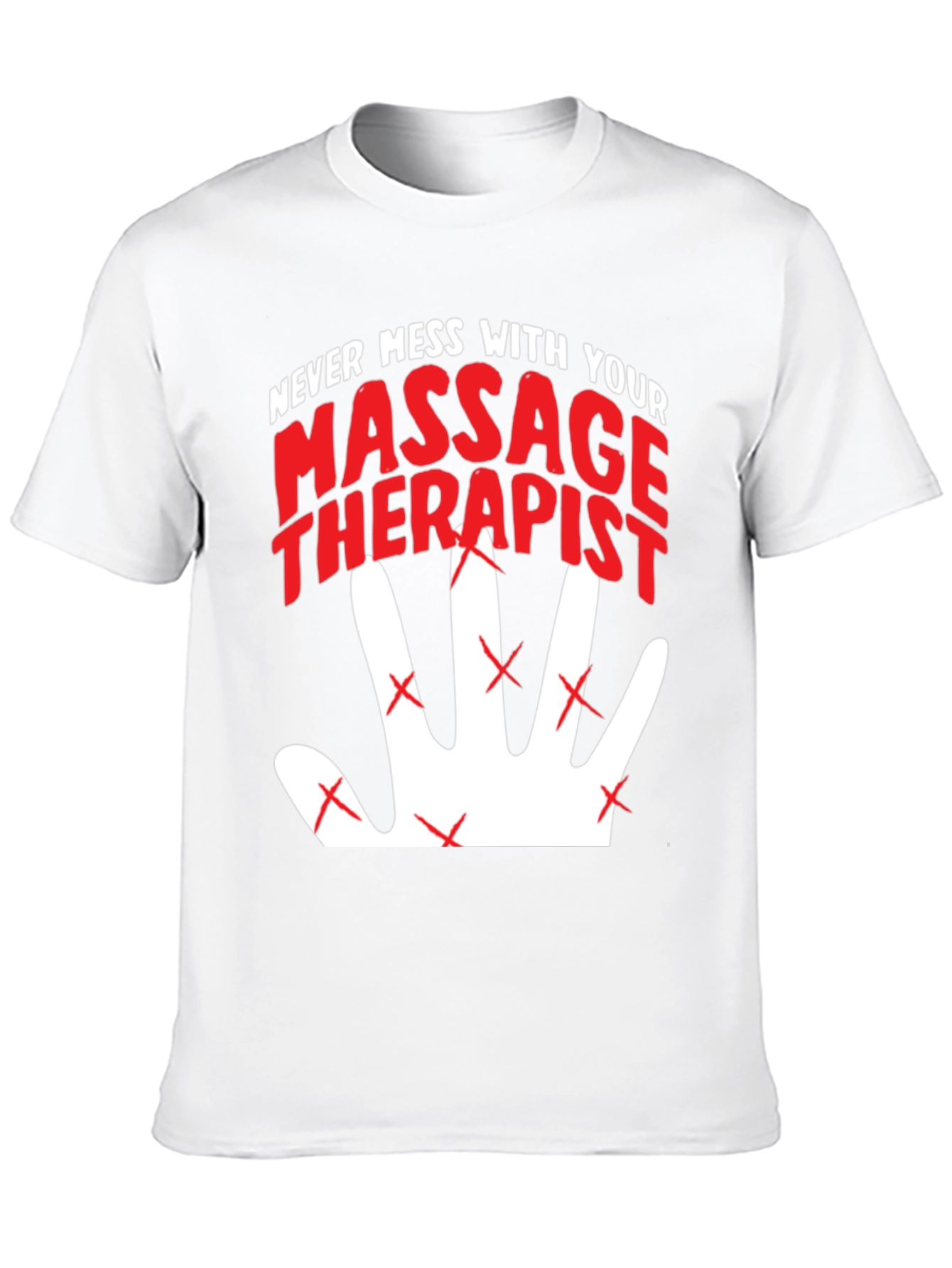 Black Never Mess With Your Massage Therapist T-Shirt view 10
