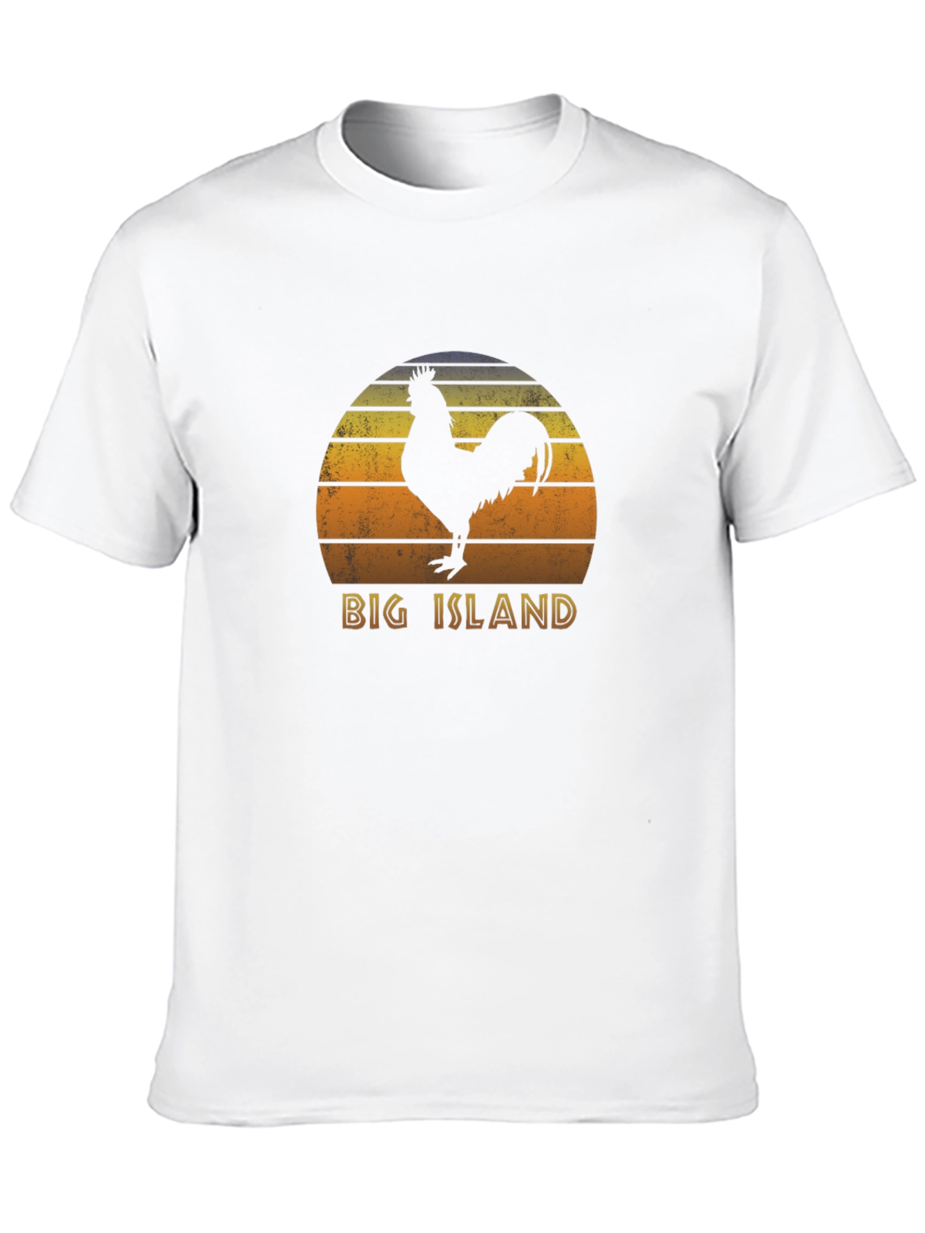 Black Big Island Rooster T-Shirt - Vintage Style view 10