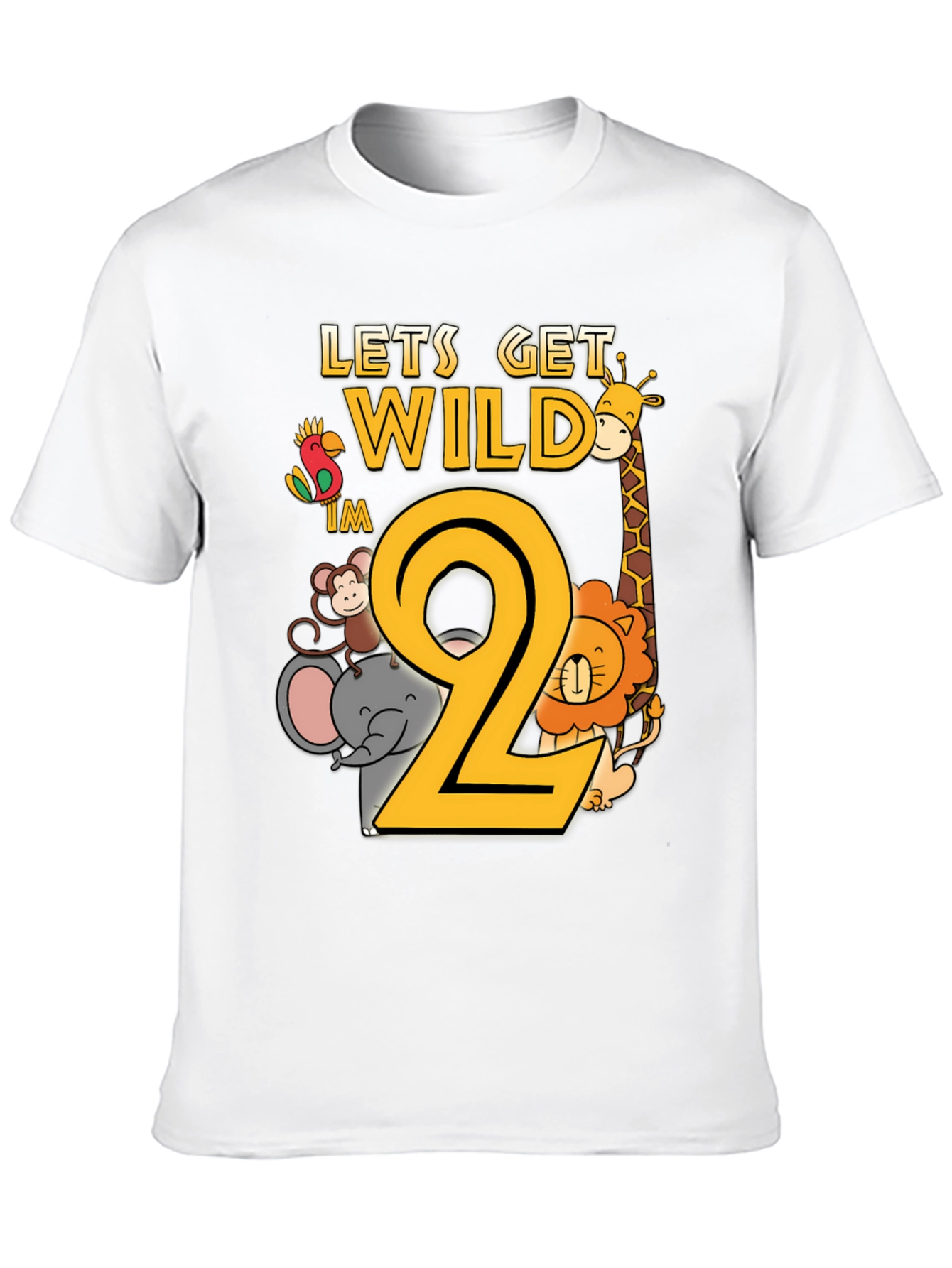 Let's Get Wild I'm 2nd Birthday T-Shirt - 10