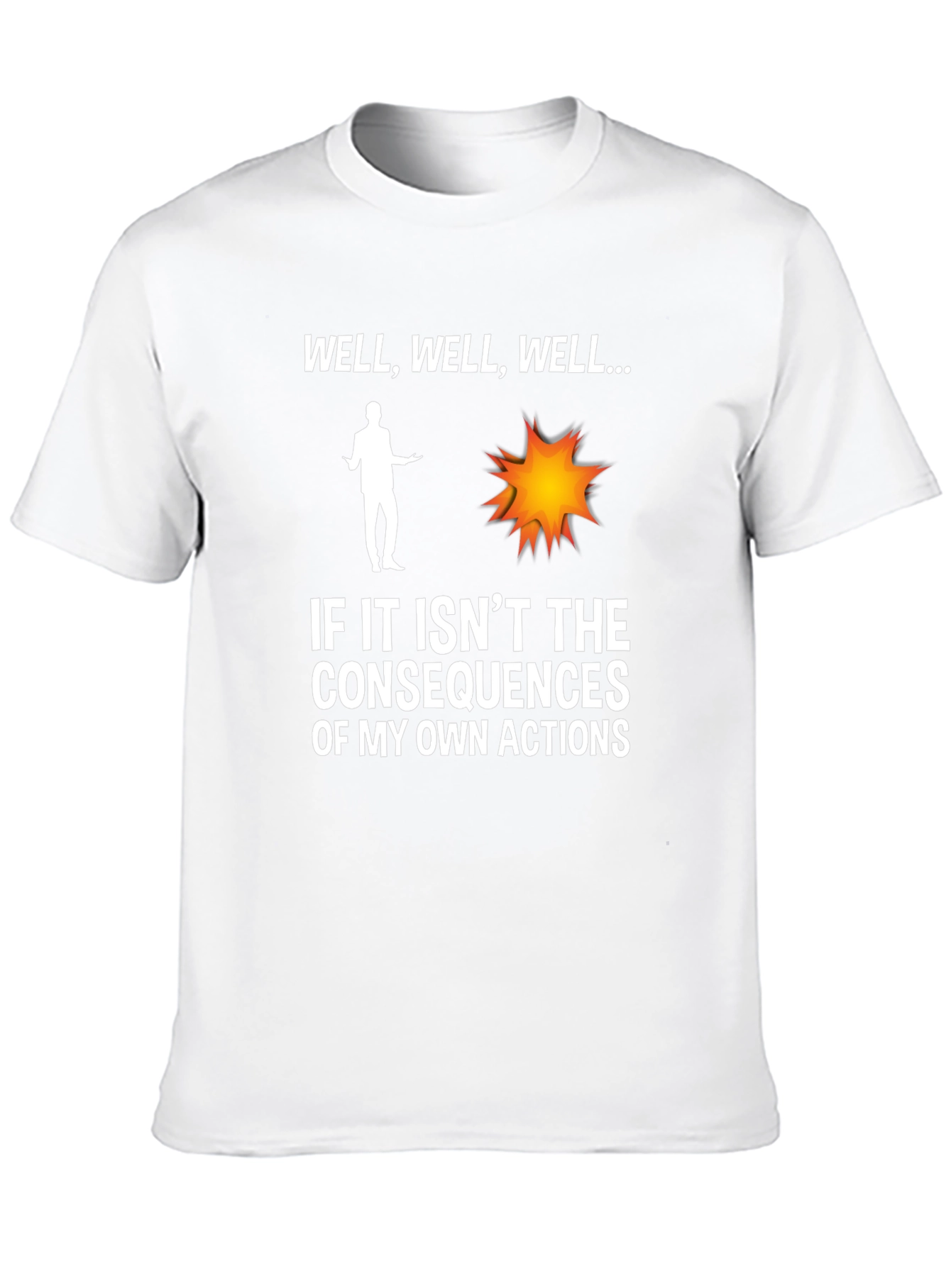 Black Consequences T-Shirt - Funny Meme Tee view 10