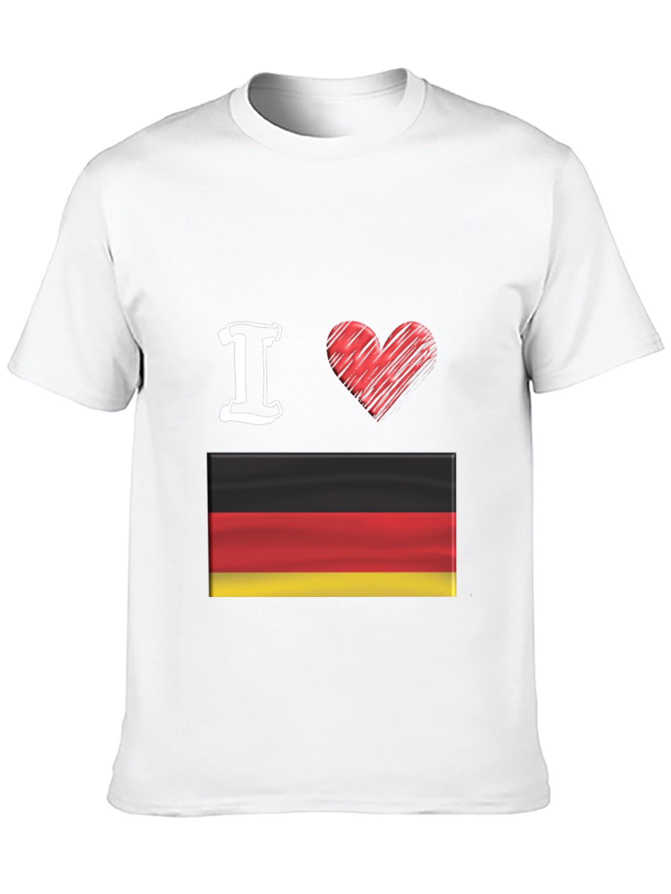 I Love Germany T-Shirt, German Flag Tee - 10