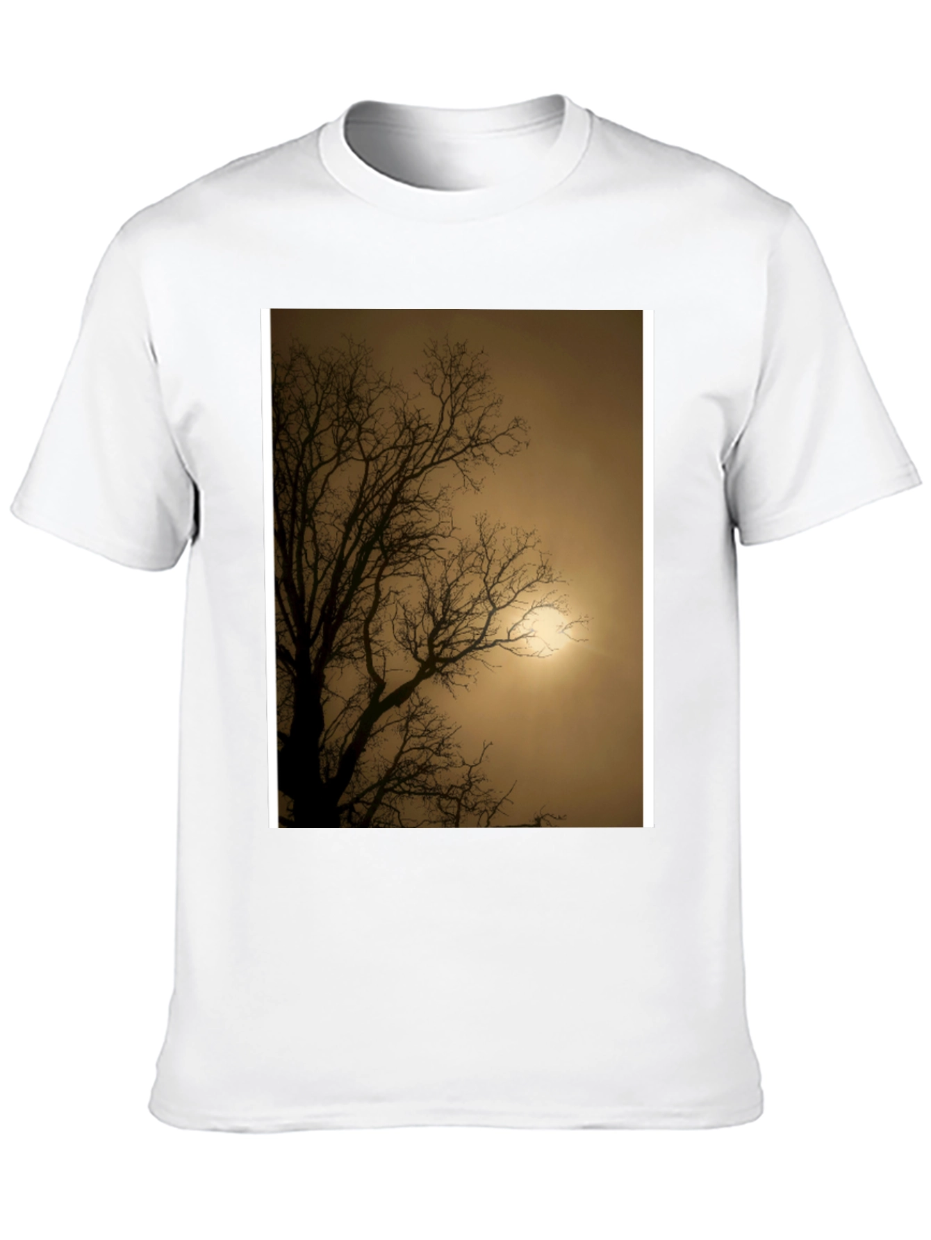 Black Eerie Tree Graphic Tee - Stylish Black Shirt view 10