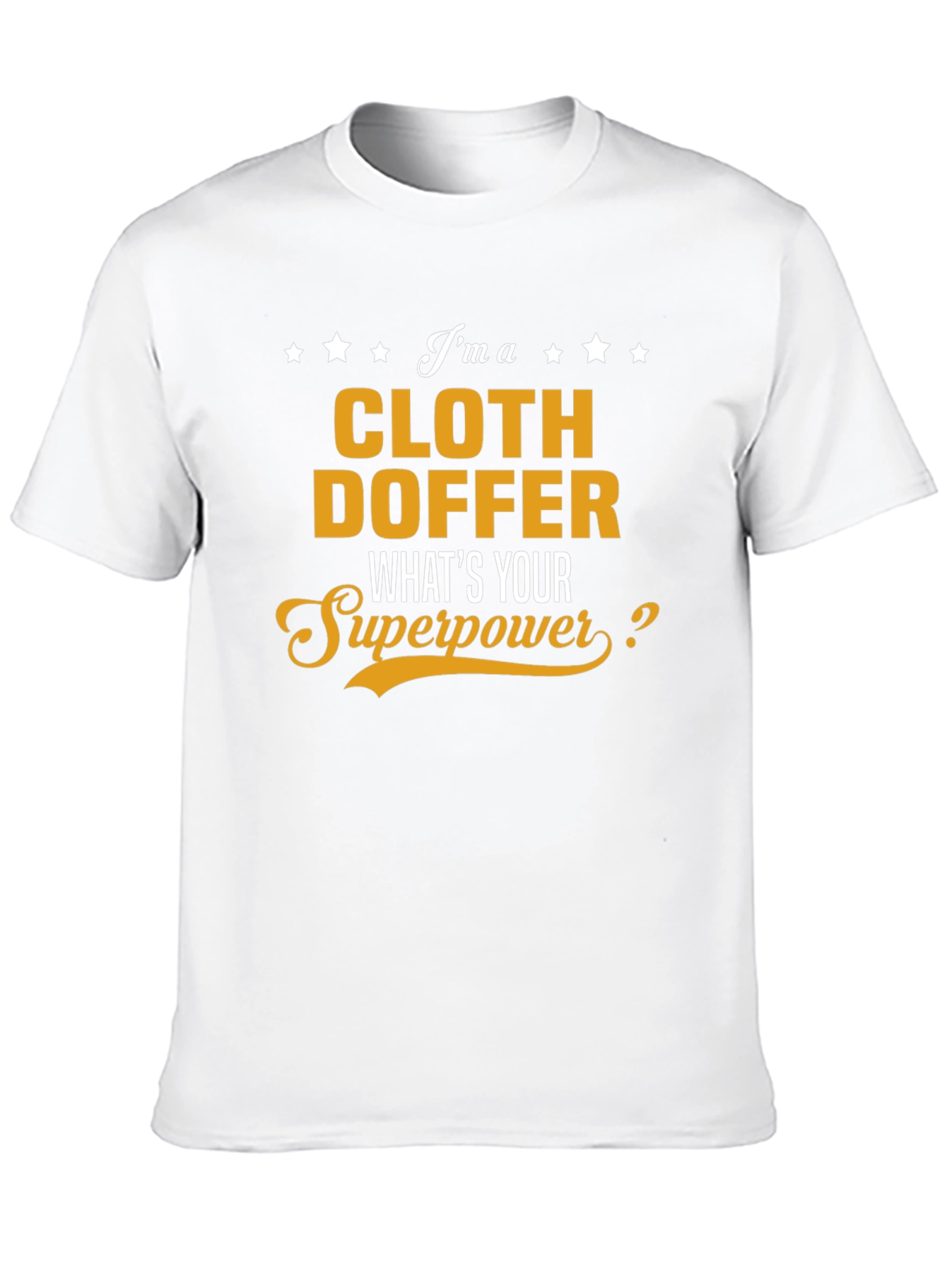 Black Cloth Doffer Superpower T-Shirt - Black view 10